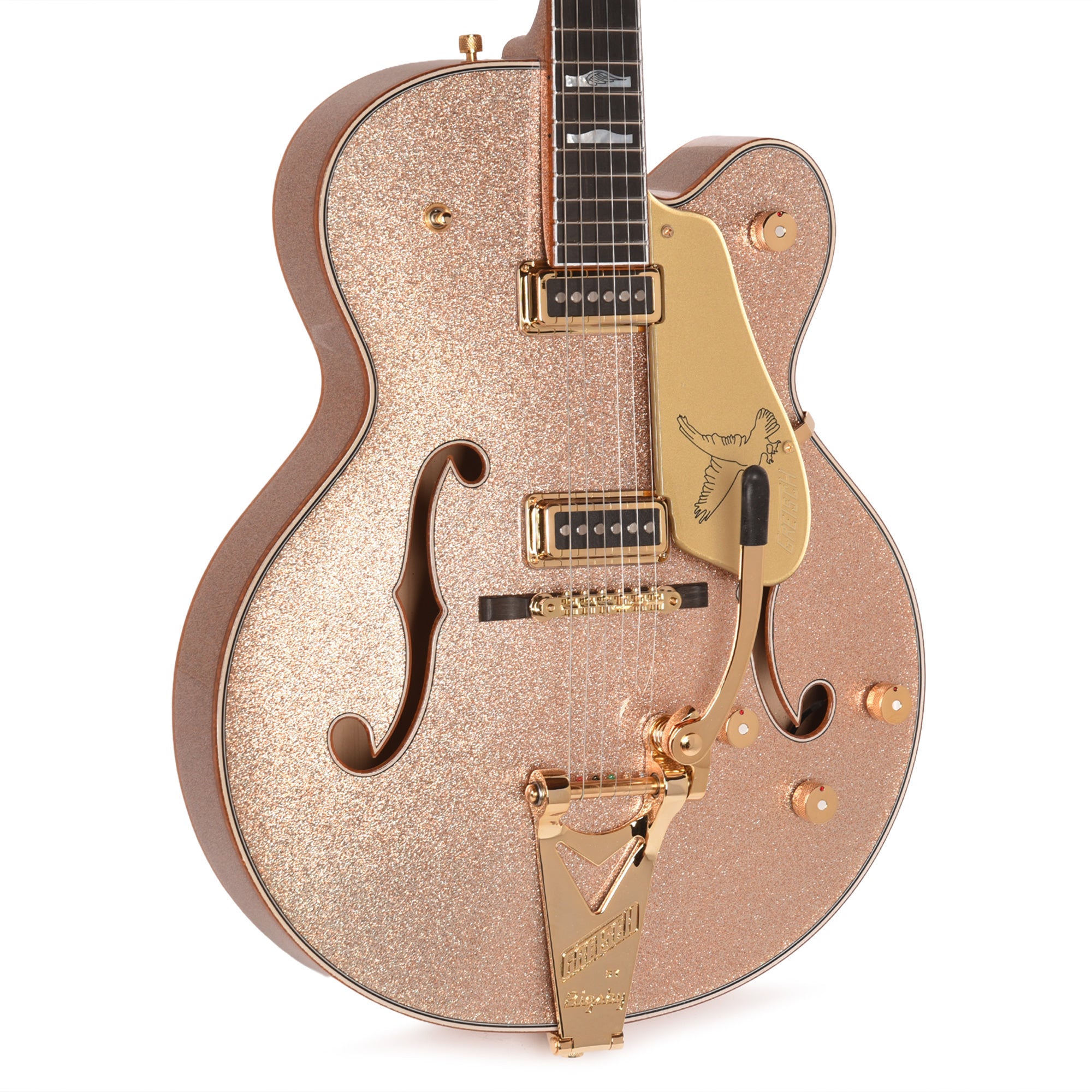 Gretsch Custom Shop G6136-55 Falcon NOS Aged Champagne Sparkle Master Built by Chad Henrichsen Electric Guitars / Semi-Hollow