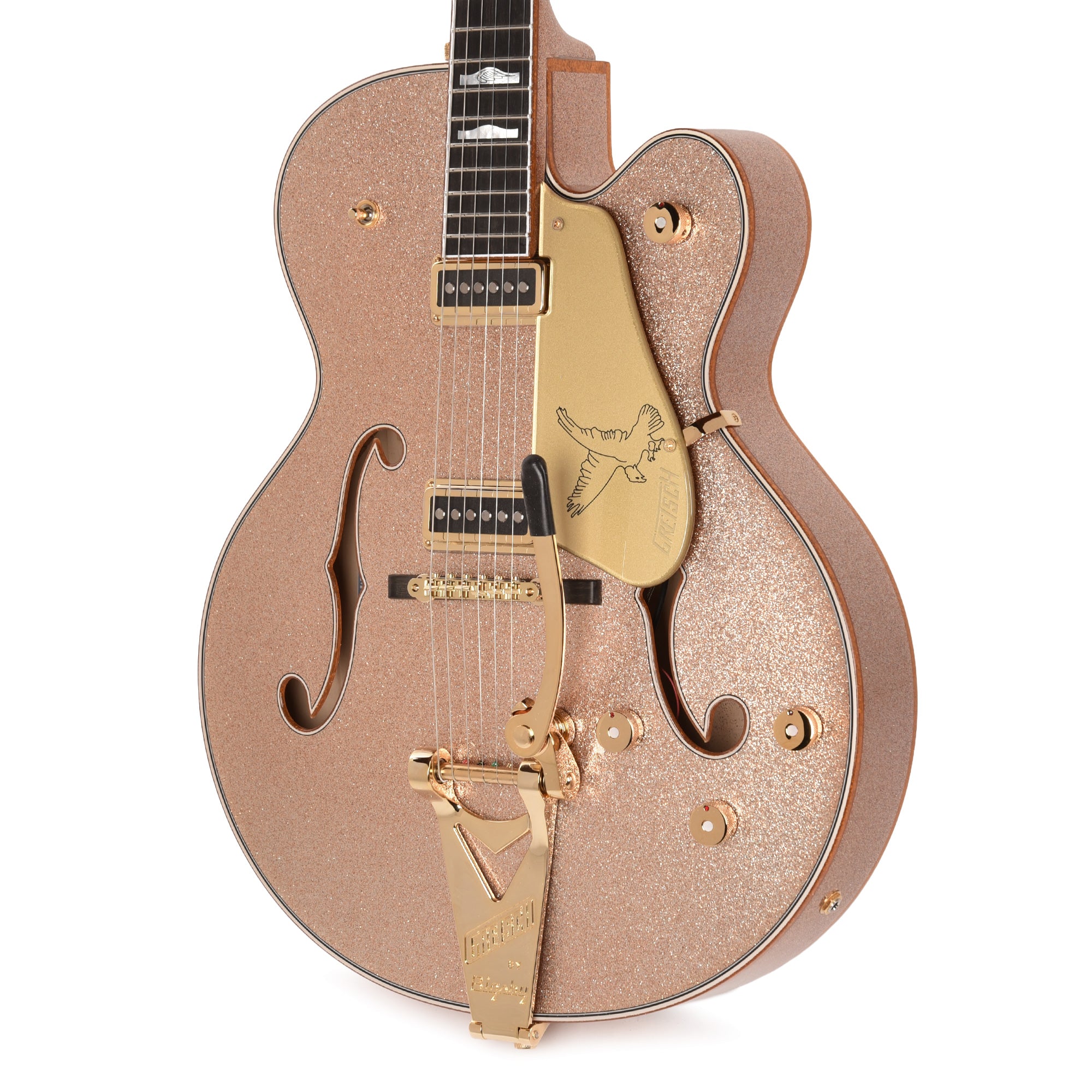 Gretsch Custom Shop G6136-55 Falcon NOS Aged Champagne Sparkle Master Built by Chad Henrichsen Electric Guitars / Semi-Hollow