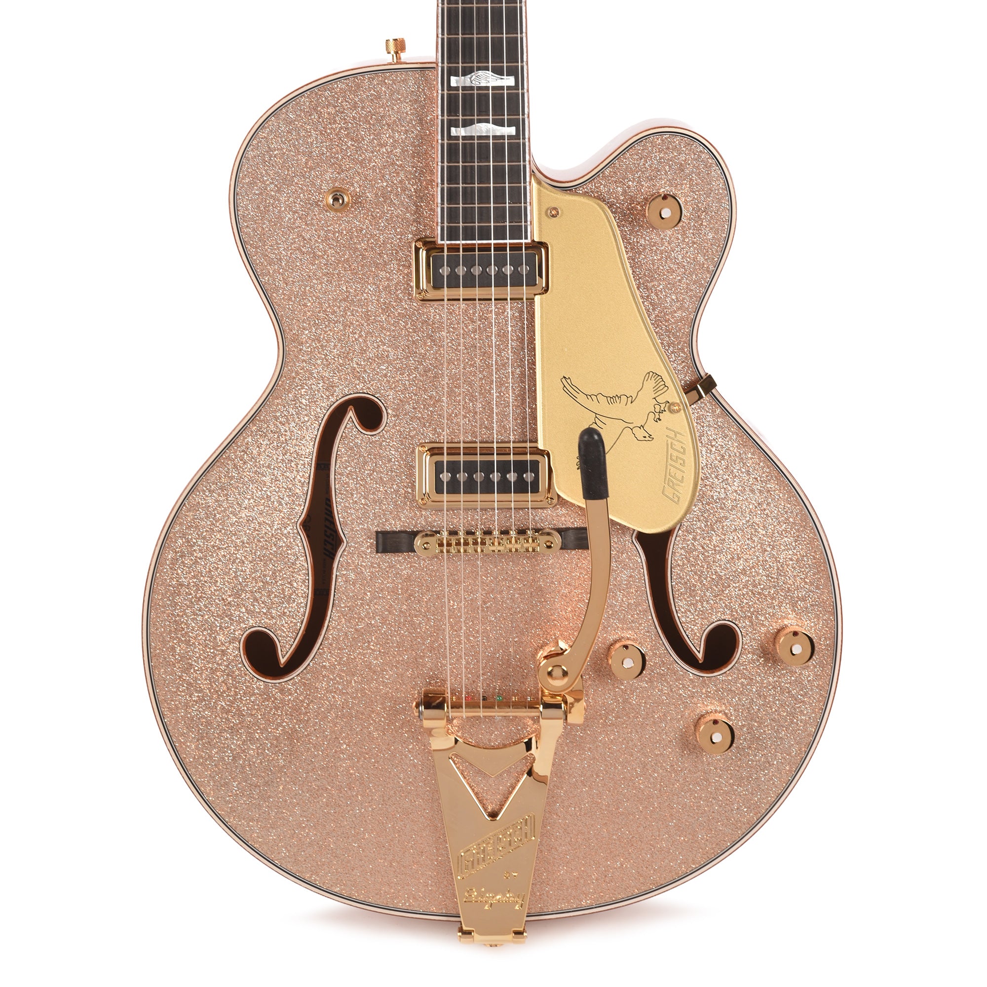 Gretsch Custom Shop G6136-55 Falcon NOS Aged Champagne Sparkle Master Built by Chad Henrichsen Electric Guitars / Semi-Hollow