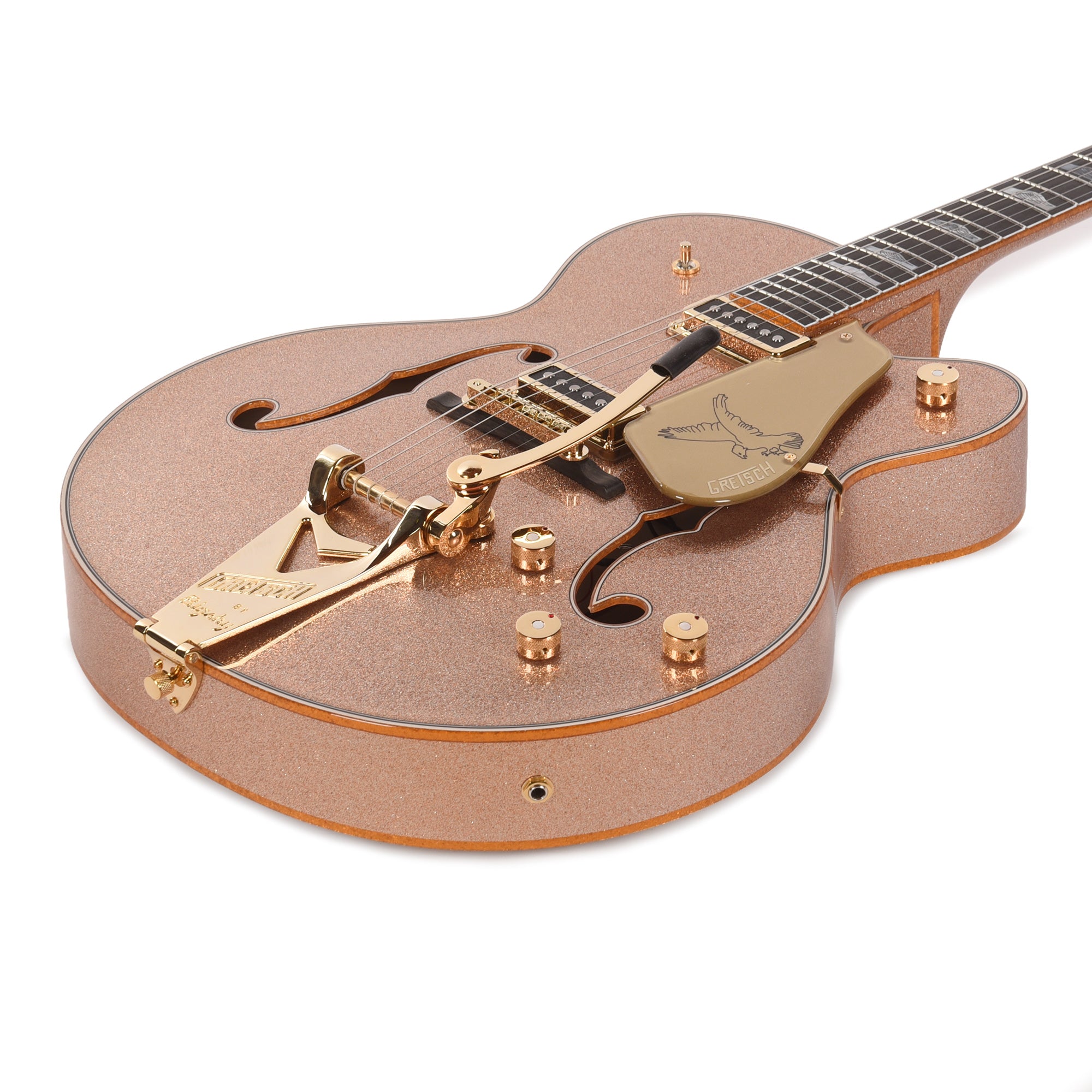 Gretsch Custom Shop G6136-55 Falcon NOS Aged Champagne Sparkle Master Built by Chad Henrichsen Electric Guitars / Semi-Hollow