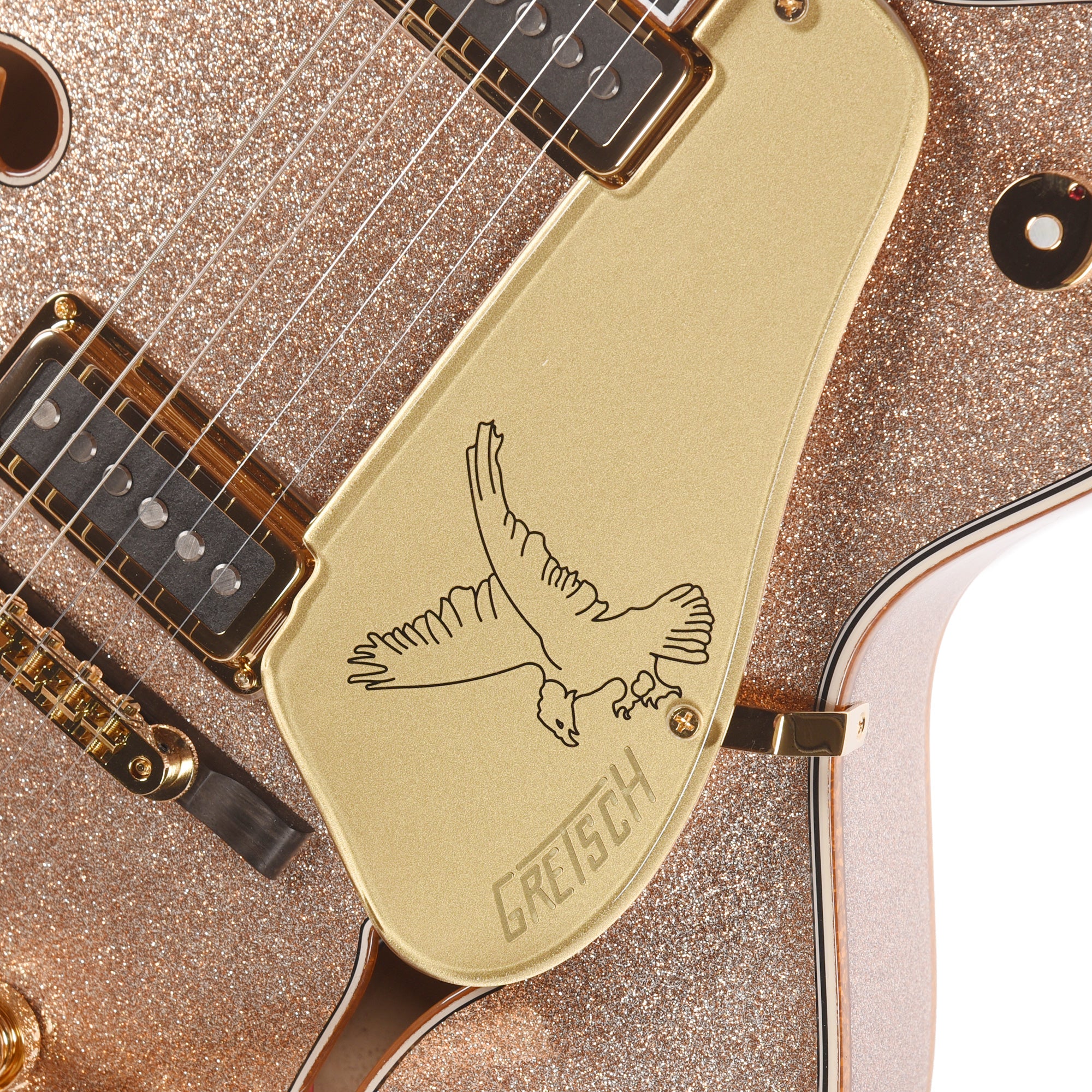 Gretsch Custom Shop G6136-55 Falcon NOS Aged Champagne Sparkle Master Built by Chad Henrichsen Electric Guitars / Semi-Hollow