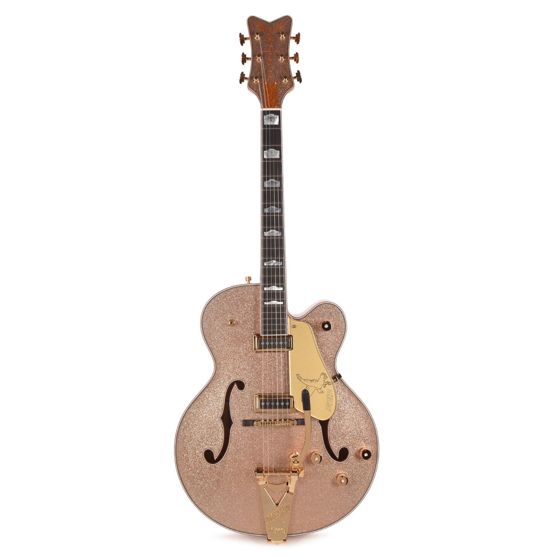 Gretsch Custom Shop G6136-55 Falcon NOS Aged Champagne Sparkle Master Built by Chad Henrichsen Electric Guitars / Semi-Hollow