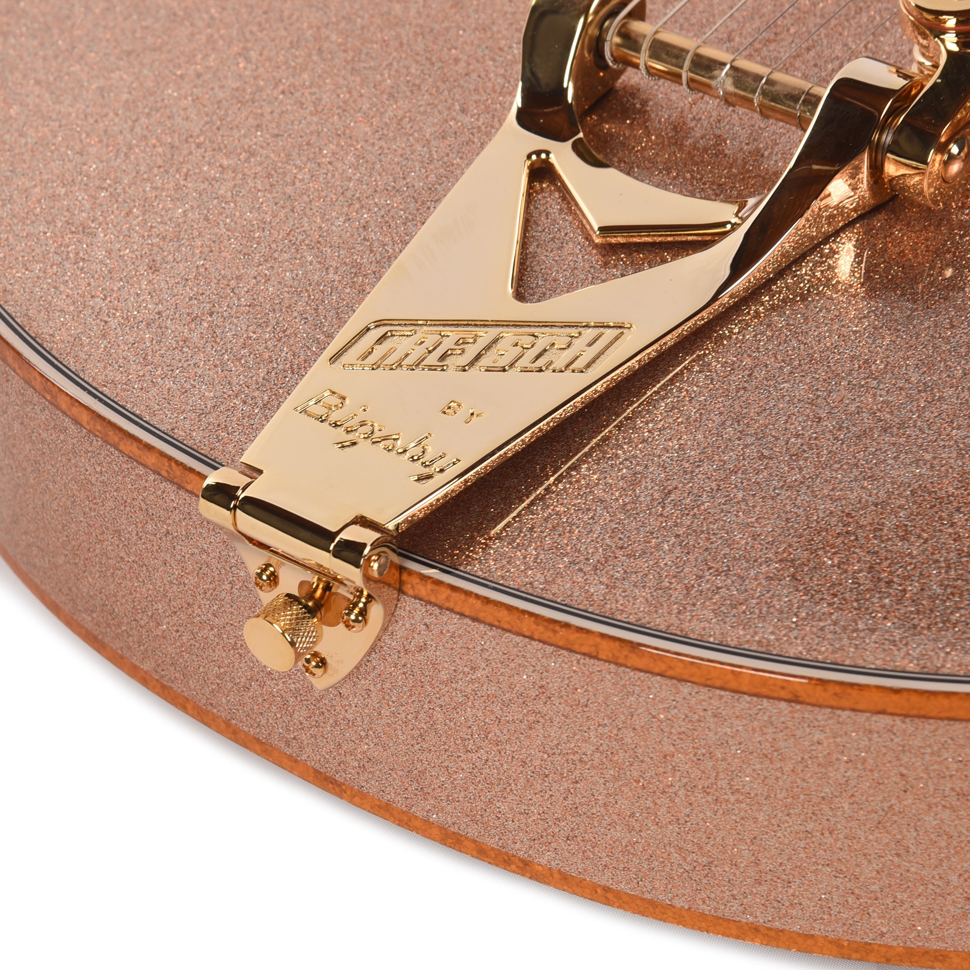 Gretsch Custom Shop G6136-55 Falcon NOS Aged Champagne Sparkle Master Built by Chad Henrichsen Electric Guitars / Semi-Hollow