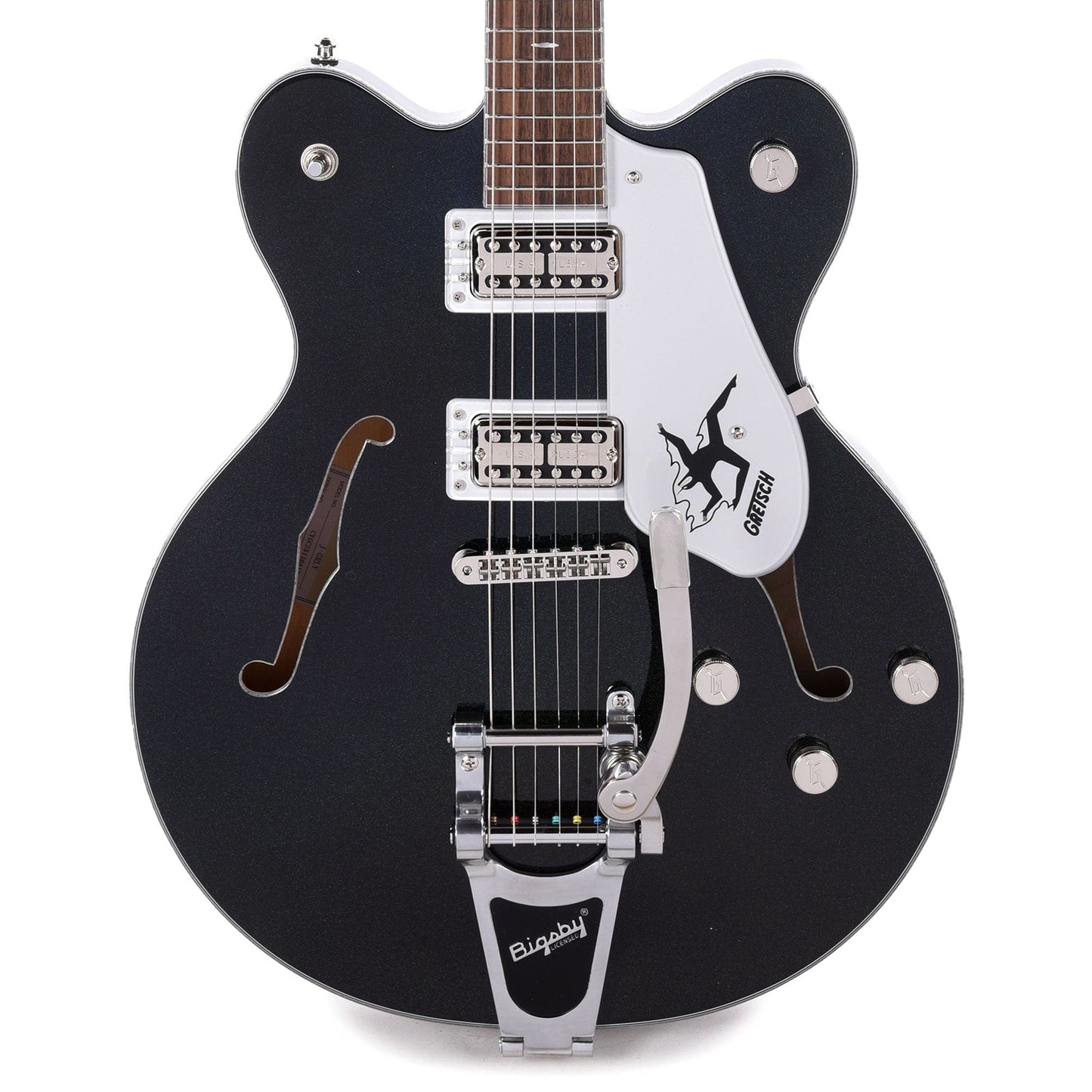 Gretsch Electromatic John Gourley Broadkaster Center Block Iridescent Black Electric Guitars / Semi-Hollow