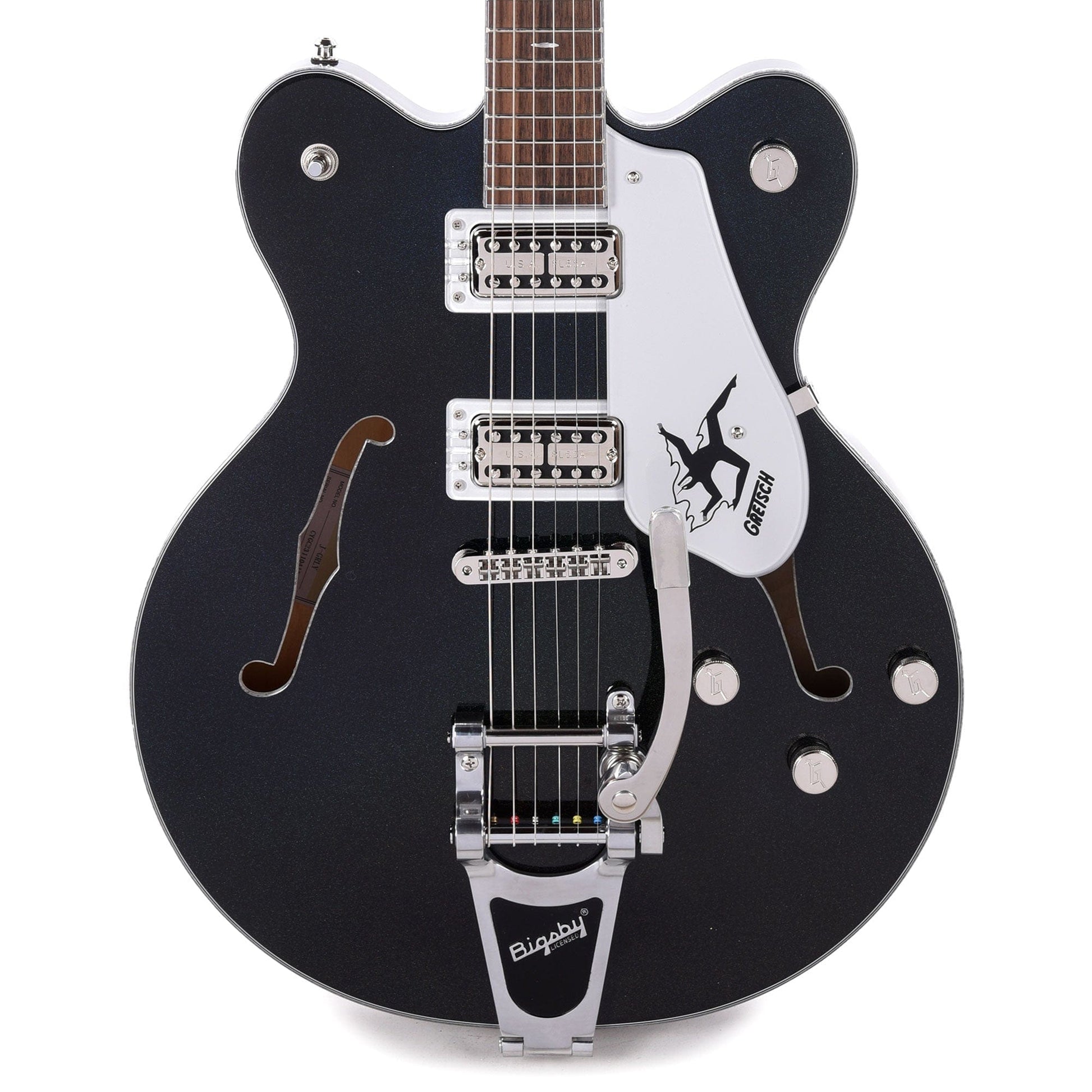 Gretsch Electromatic John Gourley Broadkaster Center Block Iridescent Black Electric Guitars / Semi-Hollow