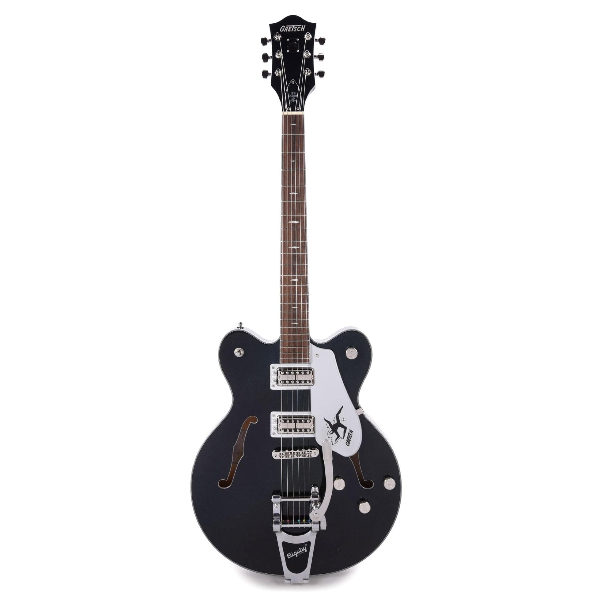 Gretsch Electromatic John Gourley Broadkaster Center Block Iridescent Black Electric Guitars / Semi-Hollow