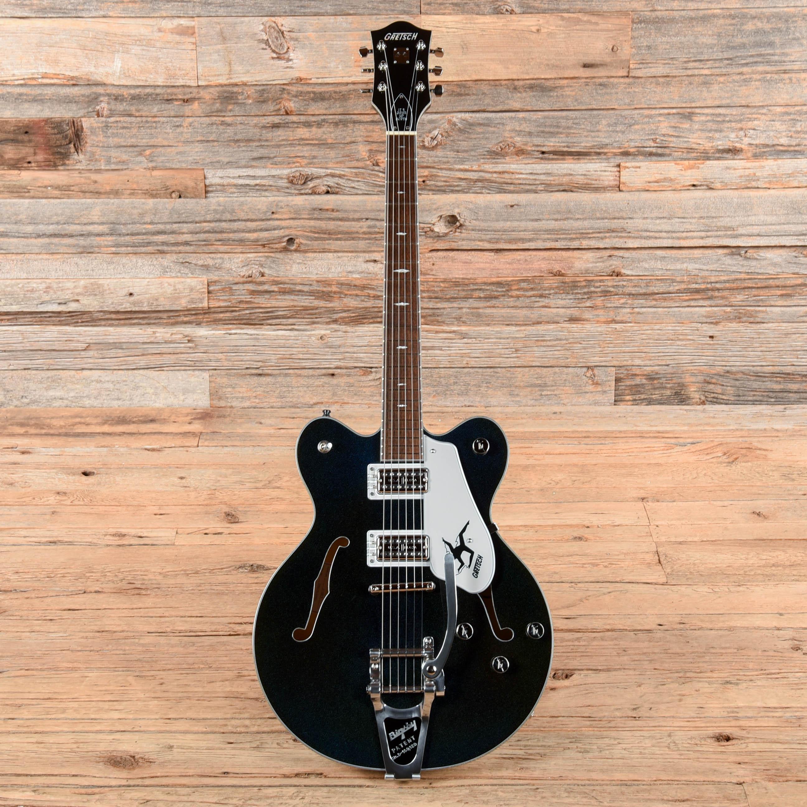 Gretsch Electromatic John Gourley Broadkaster Center Block Iridescent Black Electric Guitars / Semi-Hollow