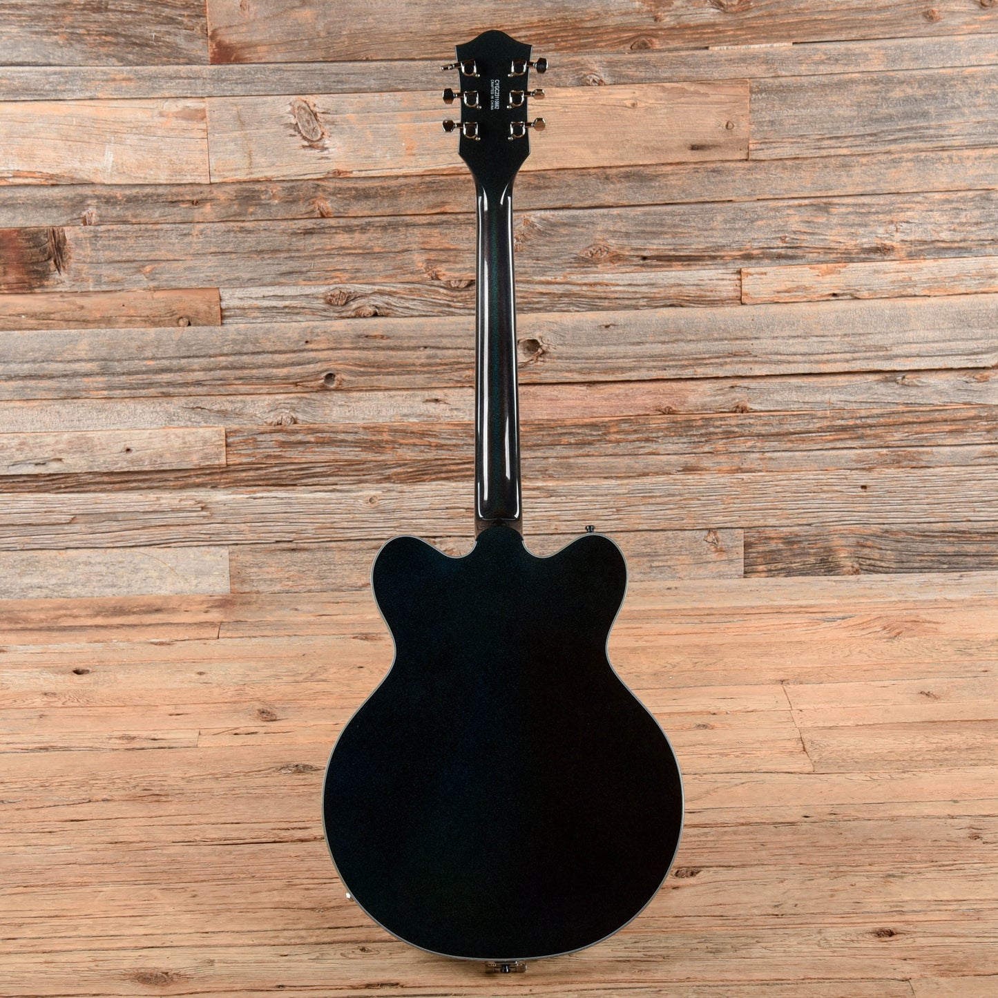Gretsch Electromatic John Gourley Broadkaster Center Block Iridescent Black Electric Guitars / Semi-Hollow