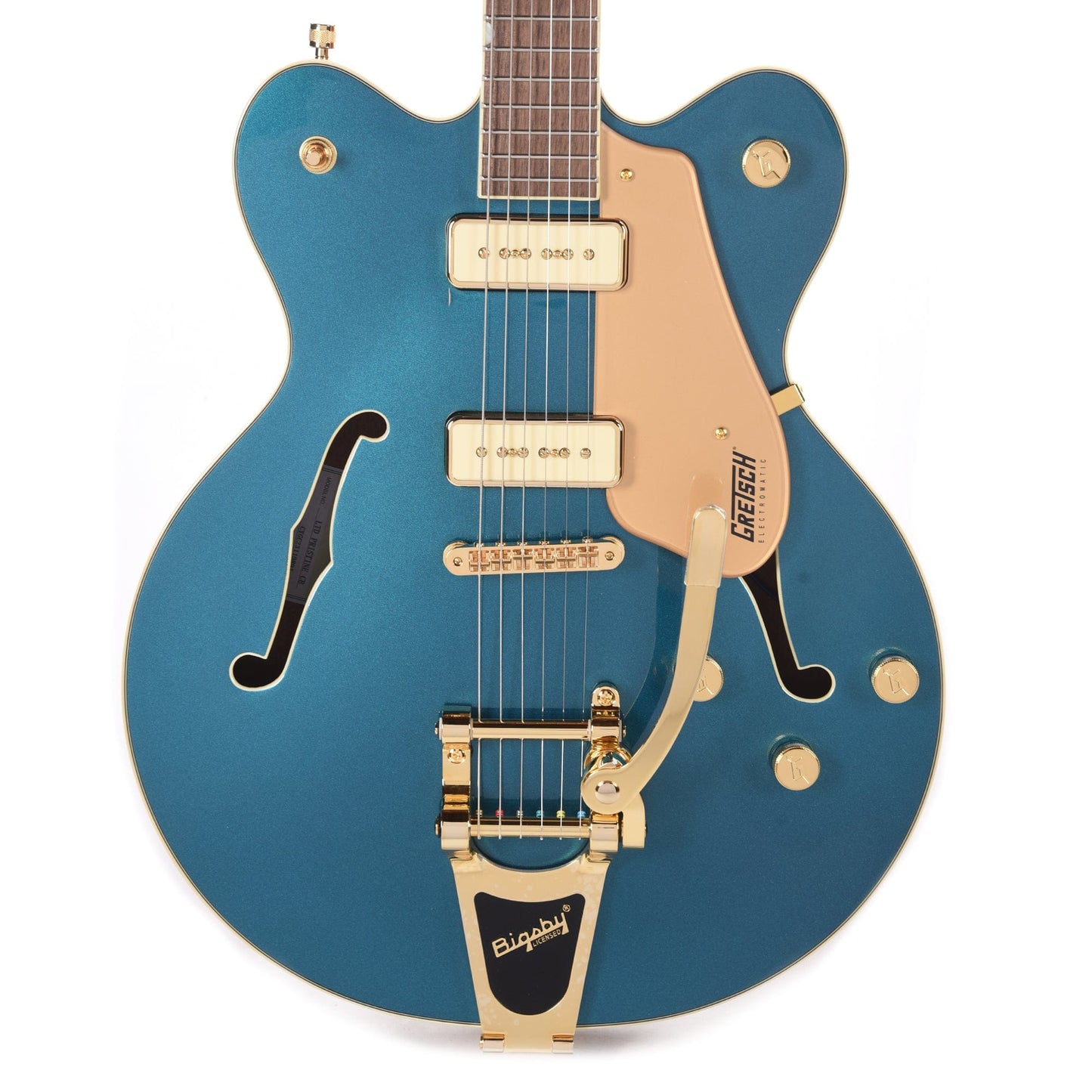 Gretsch Electromatic Pristine LTD Center Block Double-Cut with Bigsby Petrol Electric Guitars / Semi-Hollow