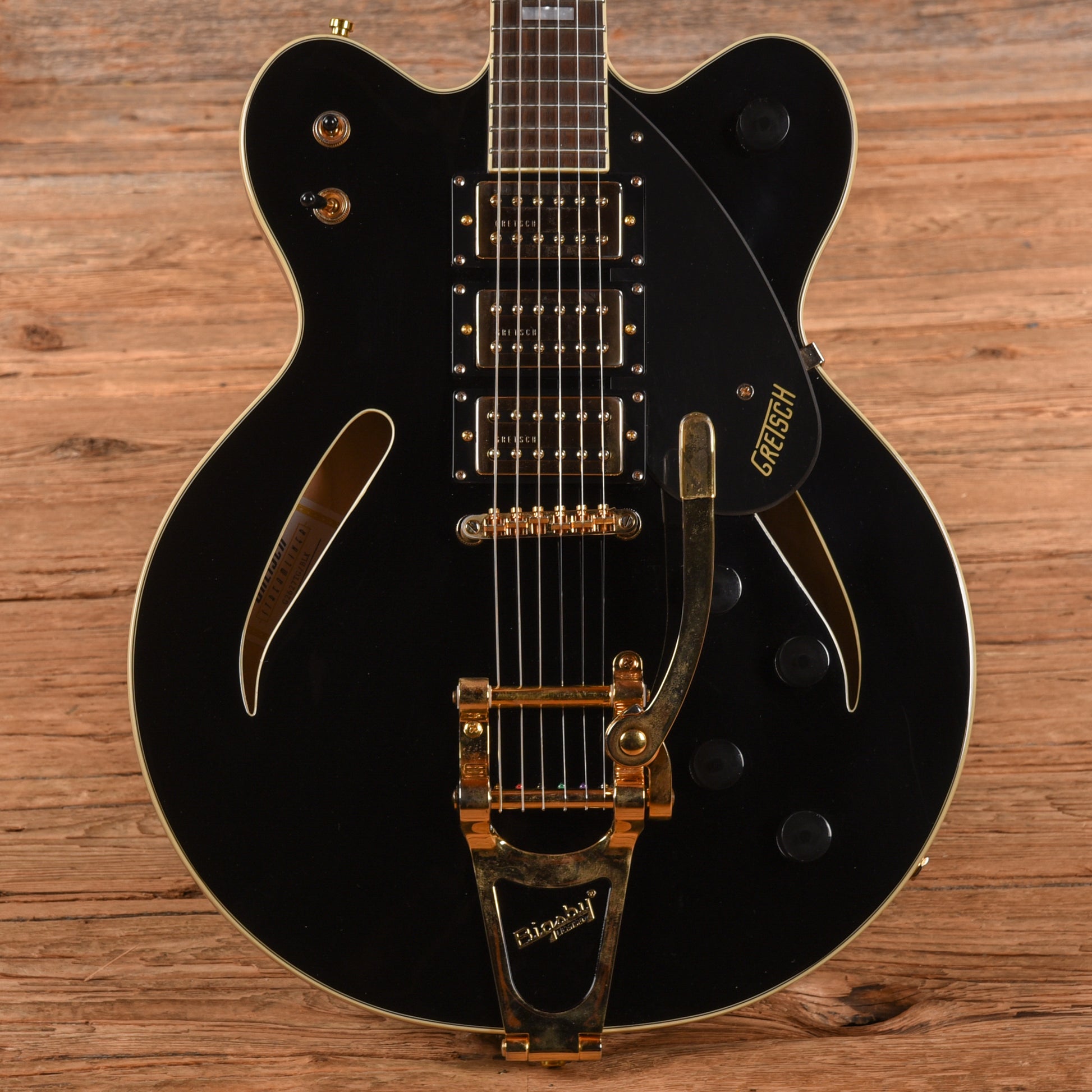 Gretsch G2627TG Streamliner Center Block 3-Pickup Black 2023 Electric Guitars / Semi-Hollow