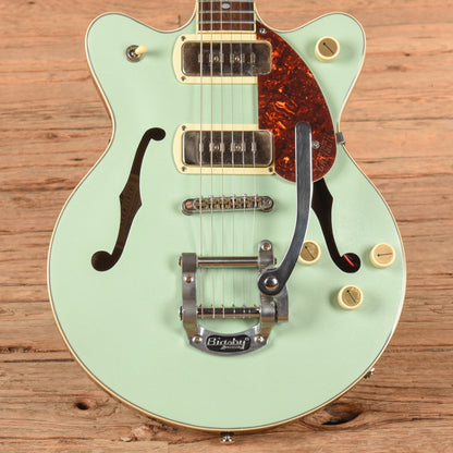 Gretsch G2655T-P90 Streamliner Center Block Double Cutaway with Bigsby Two-Tone Mint Metallic and Vintage Mahogany Stain 2021 Electric Guitars / Semi-Hollow