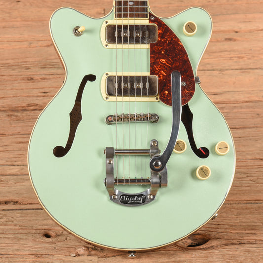 Gretsch G2655T-P90 Streamliner Center Block Double Cutaway with Bigsby Two-Tone Mint Metallic and Vintage Mahogany Stain 2021 Electric Guitars / Semi-Hollow