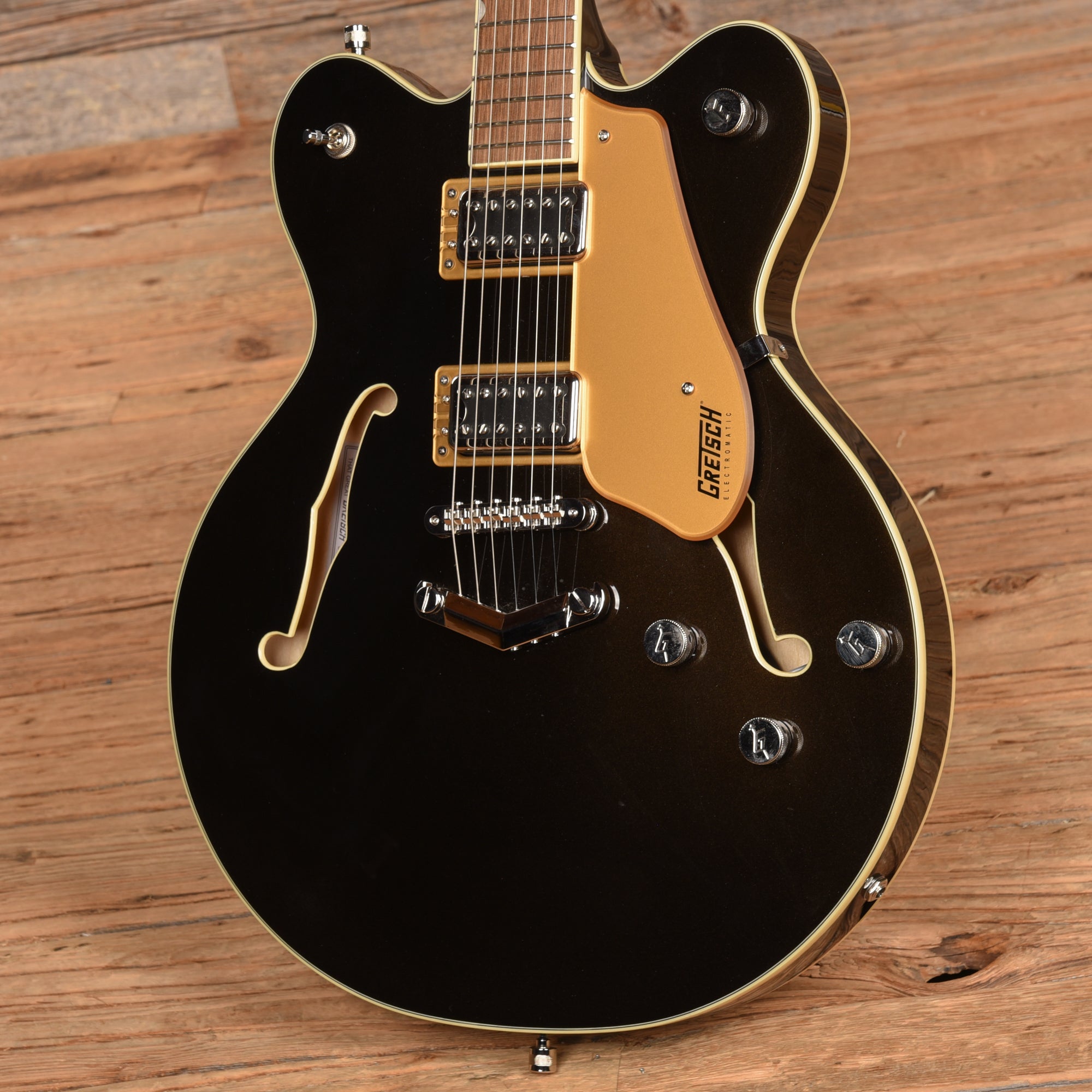 Gretsch G5622 Electromatic Center Block Double Cutaway with V-Stoptail Black Gold 2021 Electric Guitars / Semi-Hollow