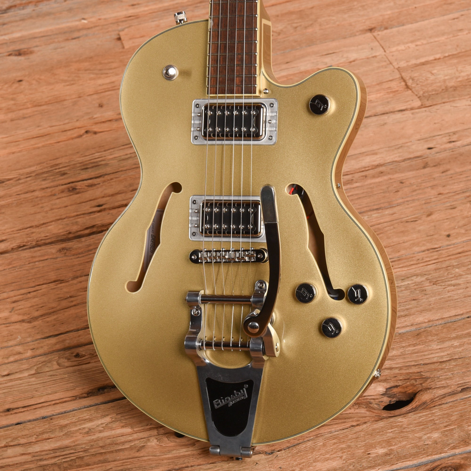 Gretsch G5655T Electromatic Center Block Jr. Single-Cut with Bigsby Casino Gold 2022 Electric Guitars / Semi-Hollow