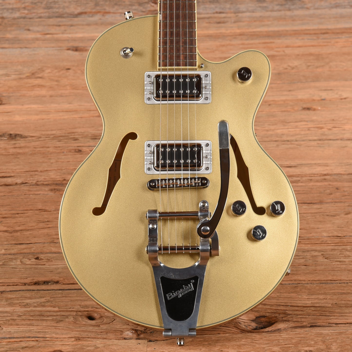 Gretsch G5655T Electromatic Center Block Jr. Single-Cut with Bigsby Casino Gold 2022 Electric Guitars / Semi-Hollow