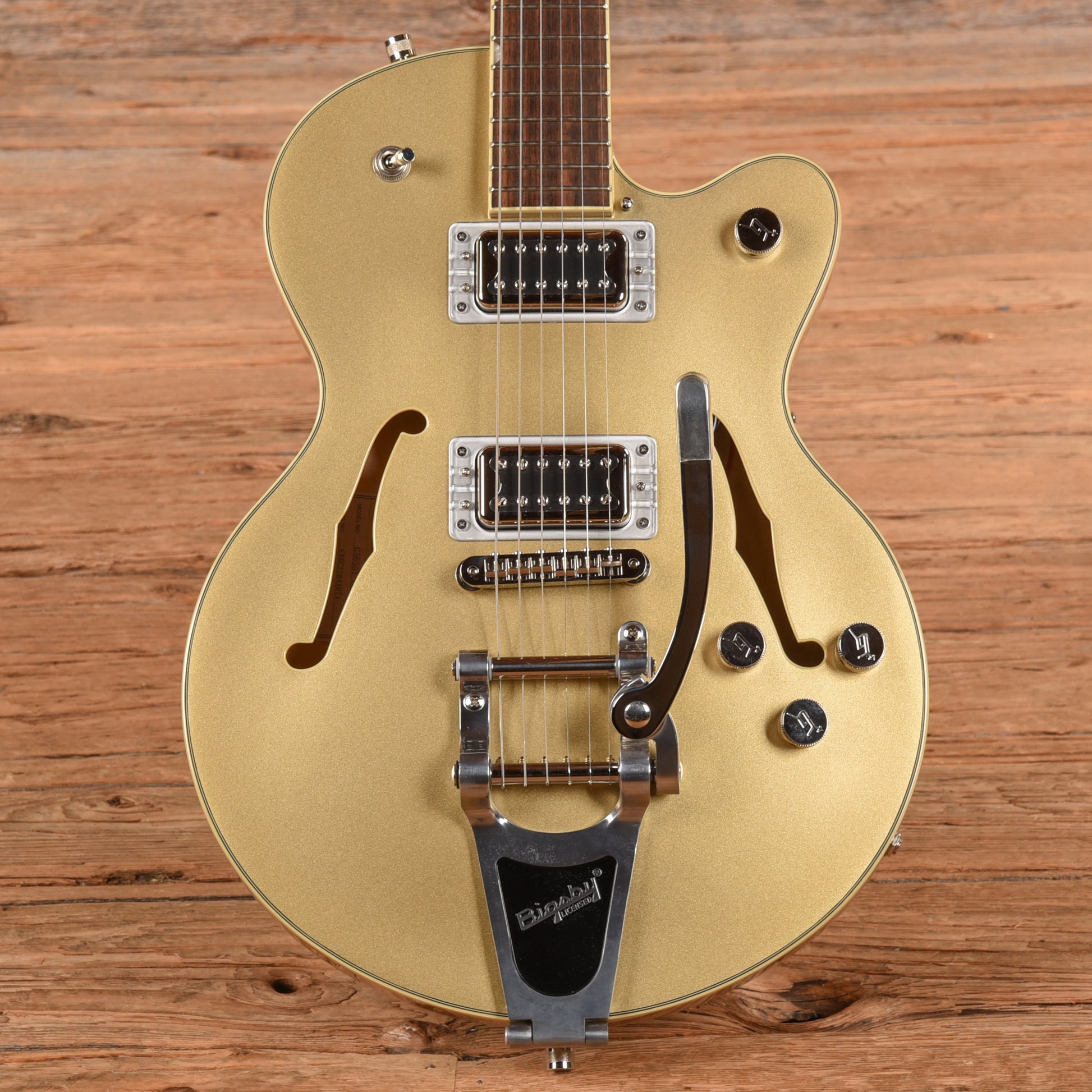 Gretsch G5655T Electromatic Center Block Jr. Single-Cut with Bigsby Casino Gold 2022 Electric Guitars / Semi-Hollow