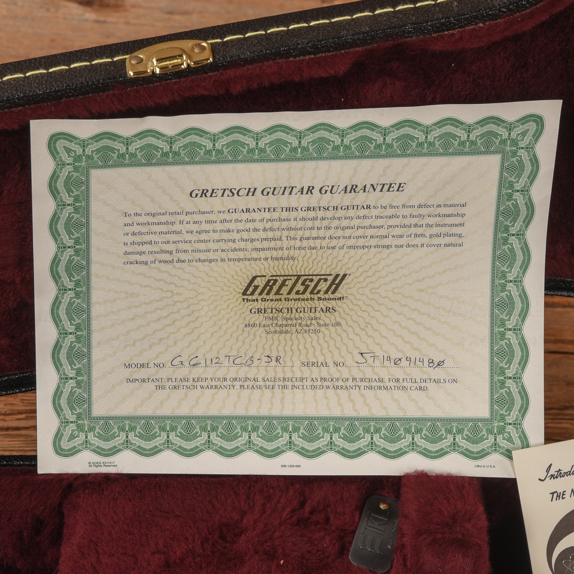 Gretsch G6112TCB-JR Cream 2014 Electric Guitars / Semi-Hollow