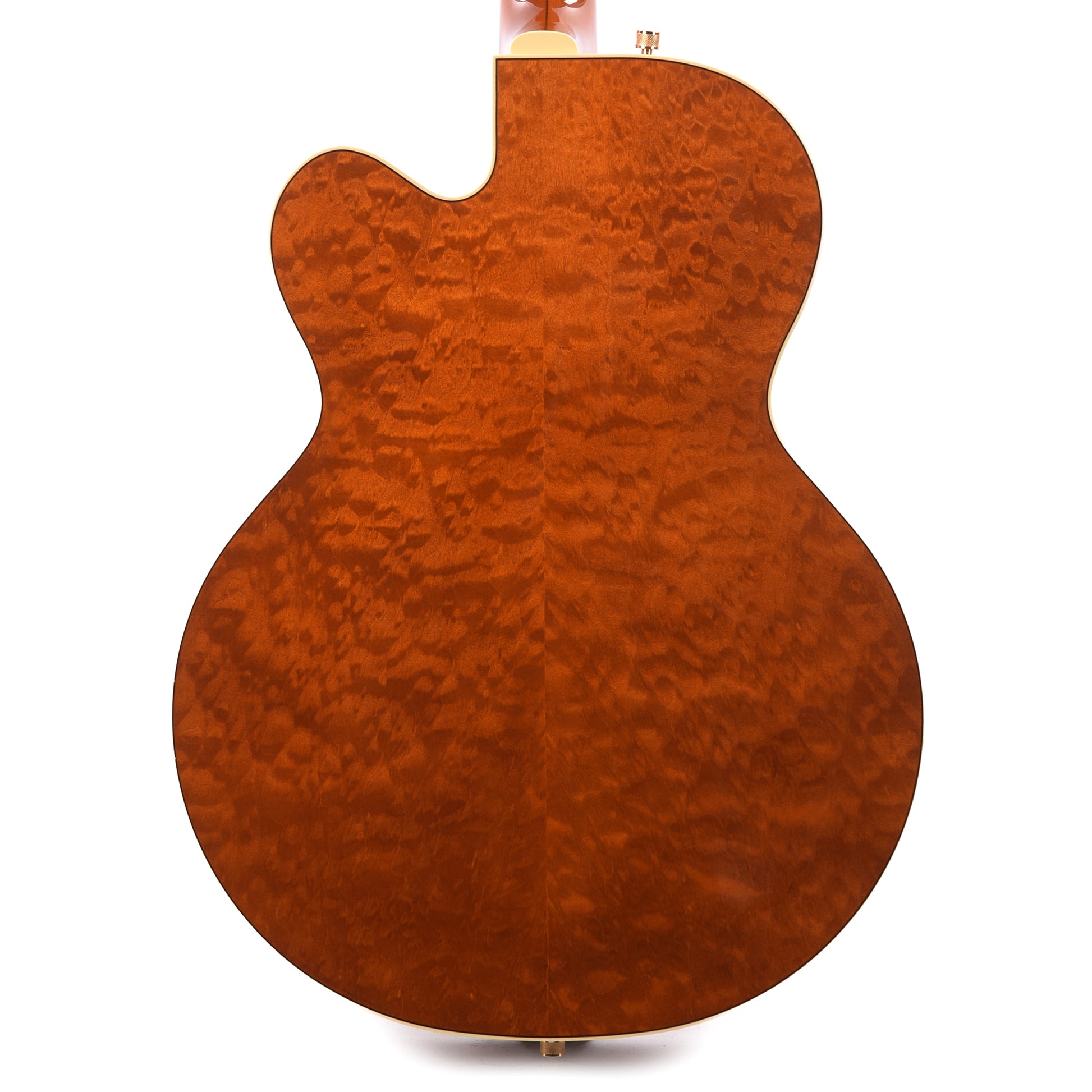 Gretsch G6120TGQM-56 Limited Edition Quilt Classic Chet Atkins Hollow Body with Bigsby Roundup Orange Stain Lacquer Electric Guitars / Semi-Hollow