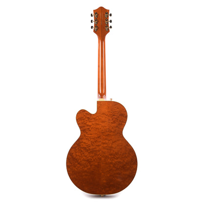 Gretsch G6120TGQM-56 Limited Edition Quilt Classic Chet Atkins Hollow Body with Bigsby Roundup Orange Stain Lacquer Electric Guitars / Semi-Hollow