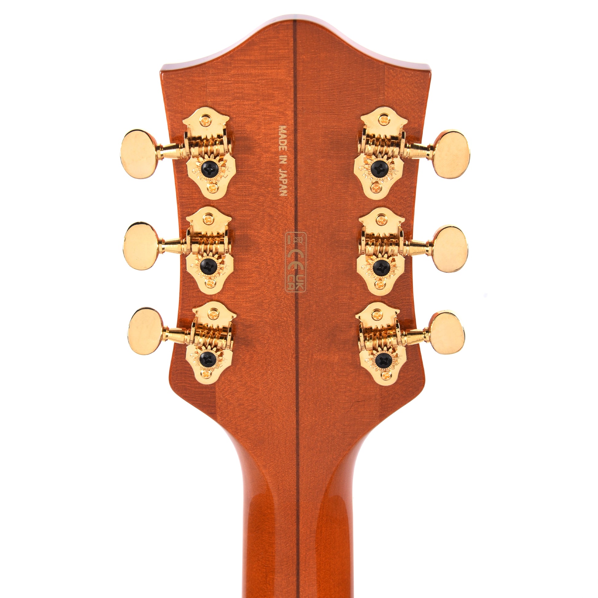 Gretsch G6120TGQM-56 Limited Edition Quilt Classic Chet Atkins Hollow Body with Bigsby Roundup Orange Stain Lacquer Electric Guitars / Semi-Hollow