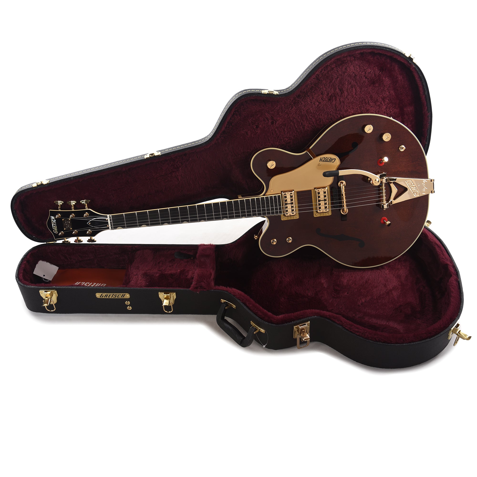 Gretsch G6122T-62 Vintage Select Edition '62 Chet Atkins Country Gentleman Hollow Body Walnut Stain w/Bigsby Electric Guitars / Semi-Hollow