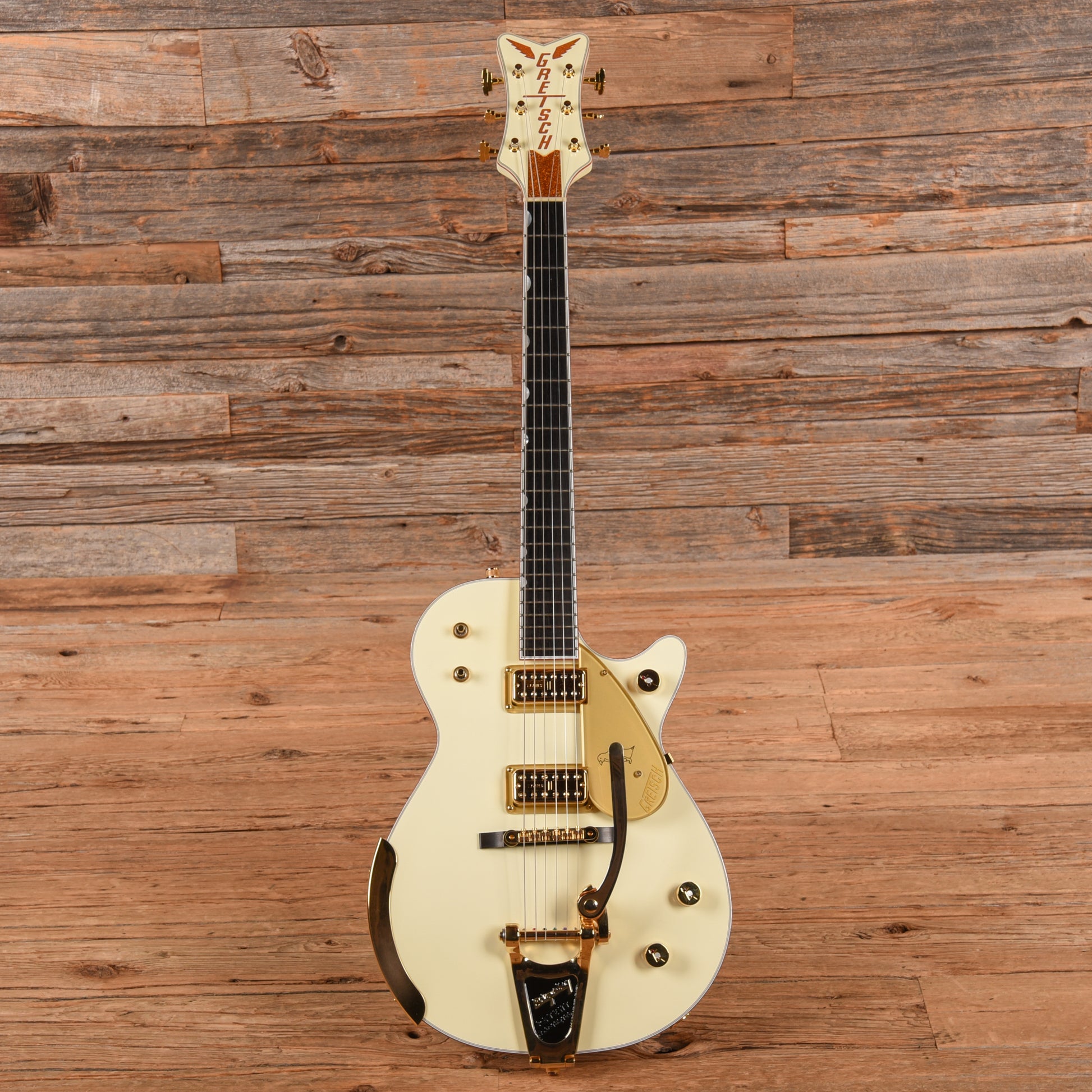 Gretsch G6134T-58 White Penguin White 2021 Electric Guitars / Semi-Hollow
