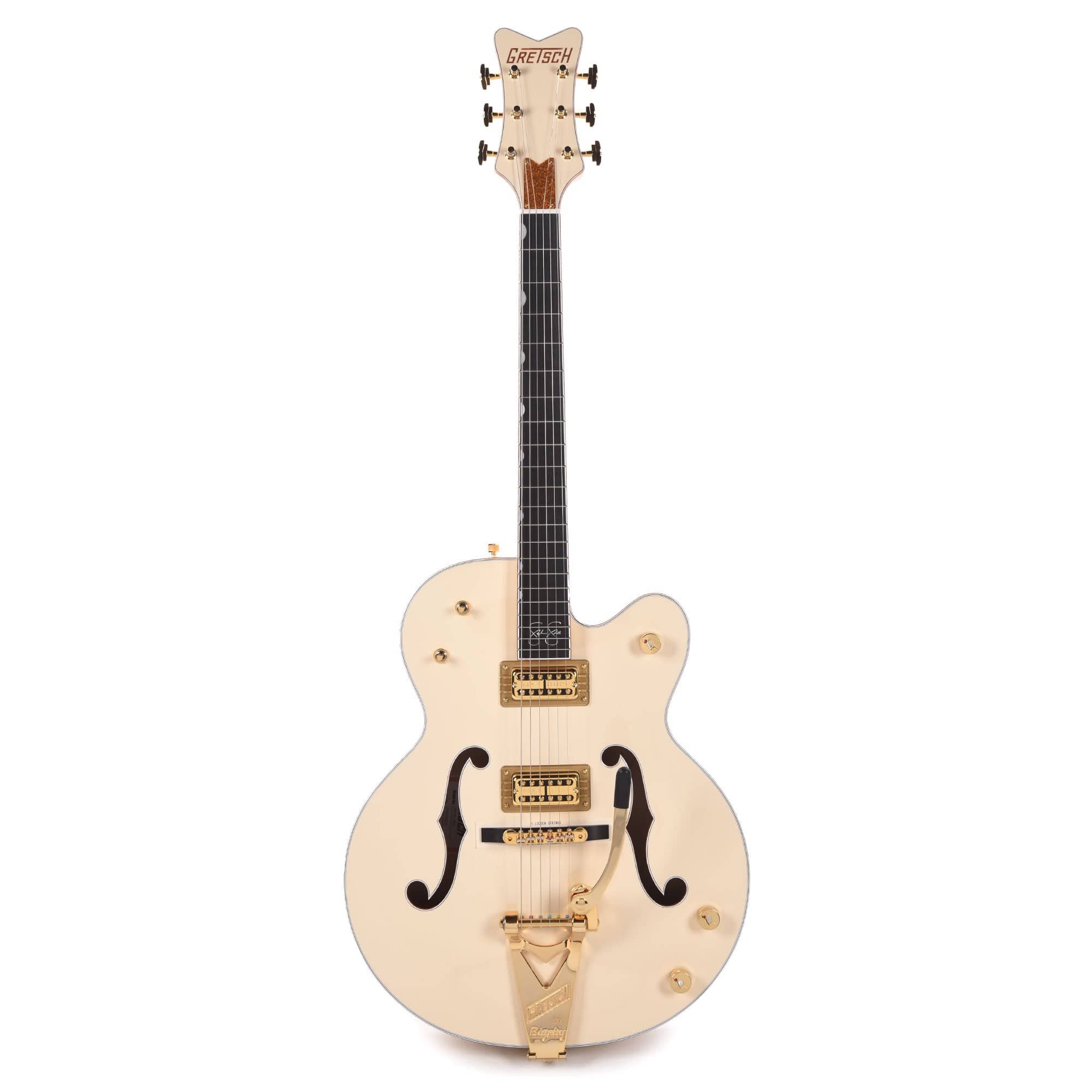 Gretsch G6136-1958 Stephen Stills Signature White Falcon with Bigsby Aged White Electric Guitars / Semi-Hollow