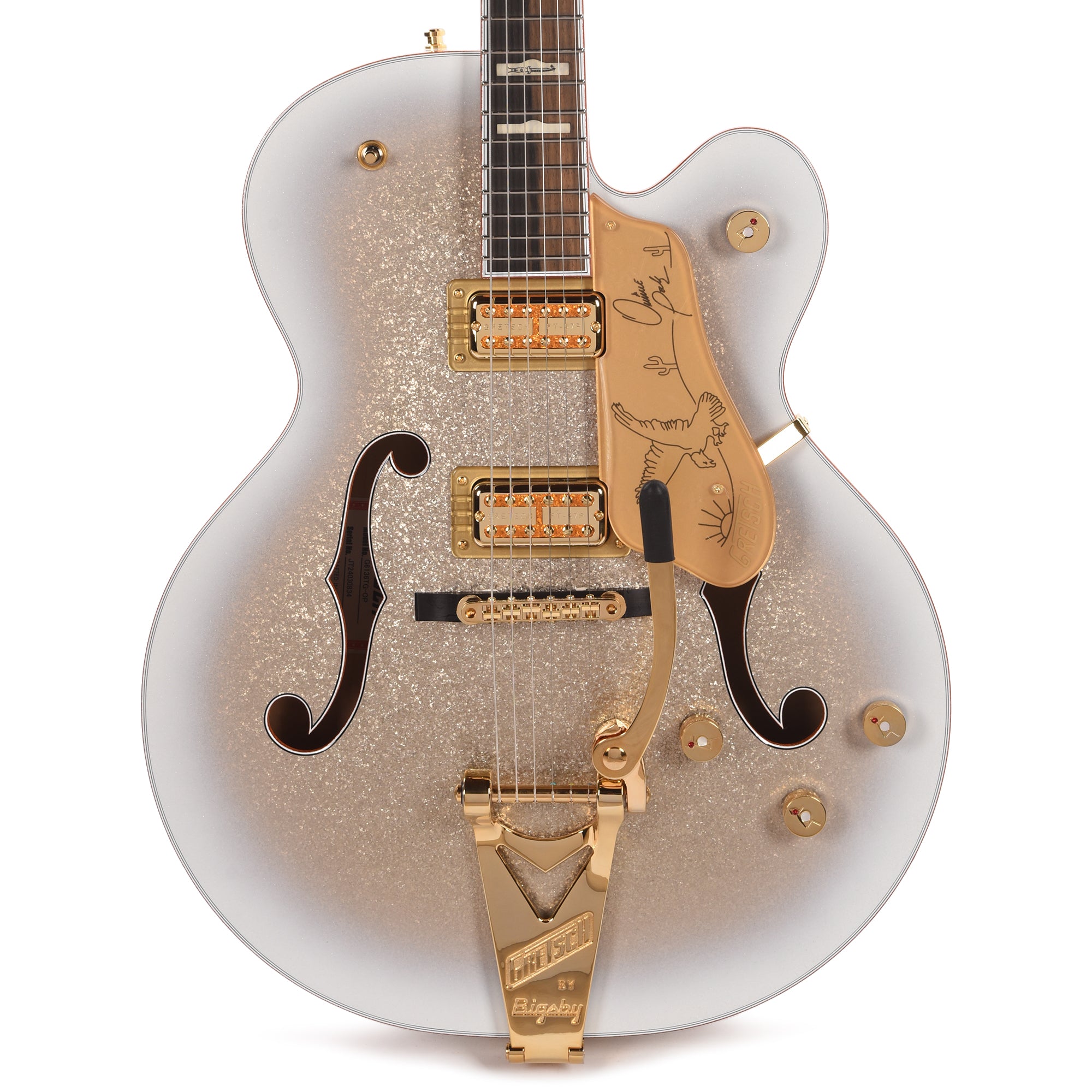 Gretsch G6136TG-OP Limited Edition Orville Peck Falcon with String-Thru Bigsby Oro Sparkle Electric Guitars / Semi-Hollow