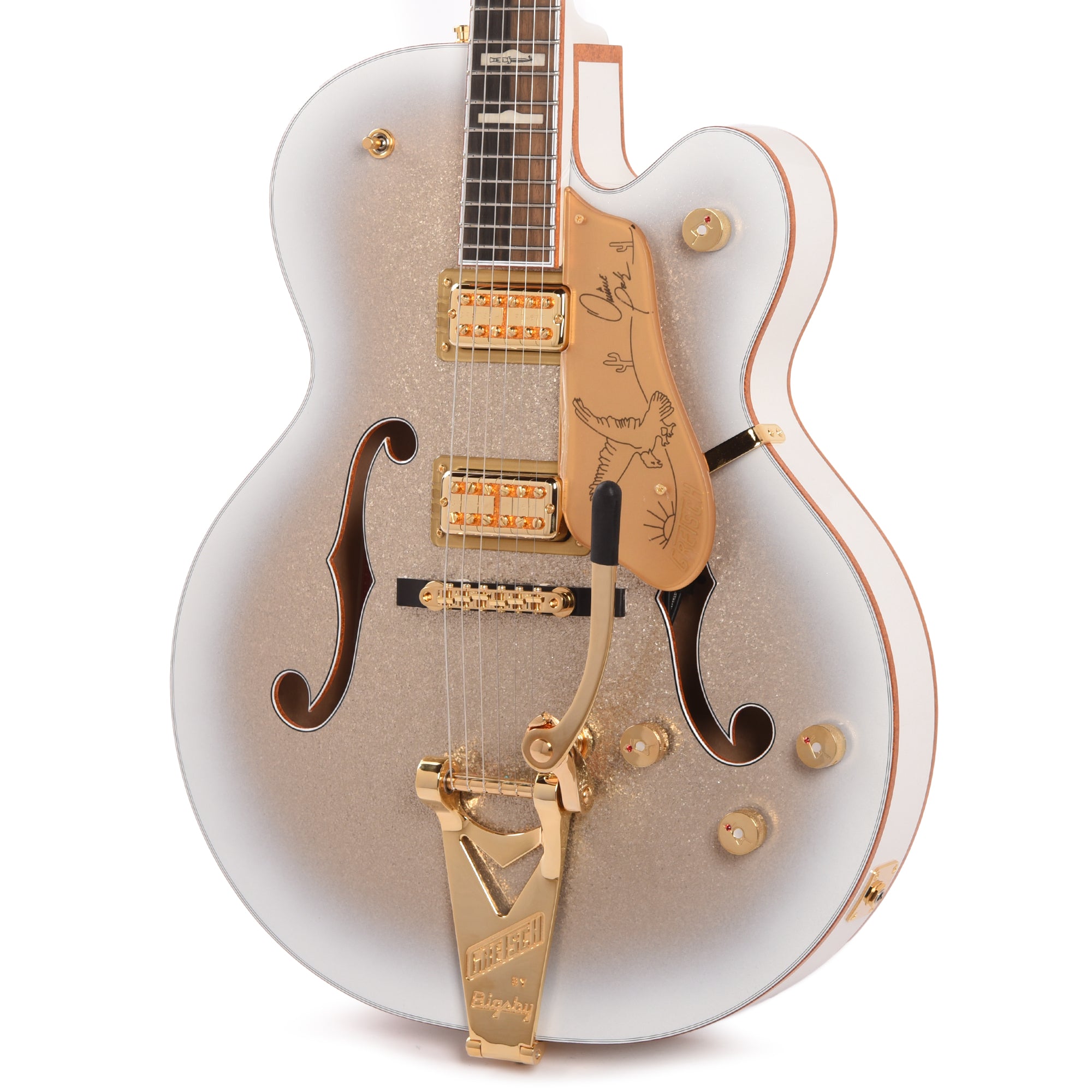 Gretsch G6136TG-OP Limited Edition Orville Peck Falcon with String-Thru Bigsby Oro Sparkle Electric Guitars / Semi-Hollow