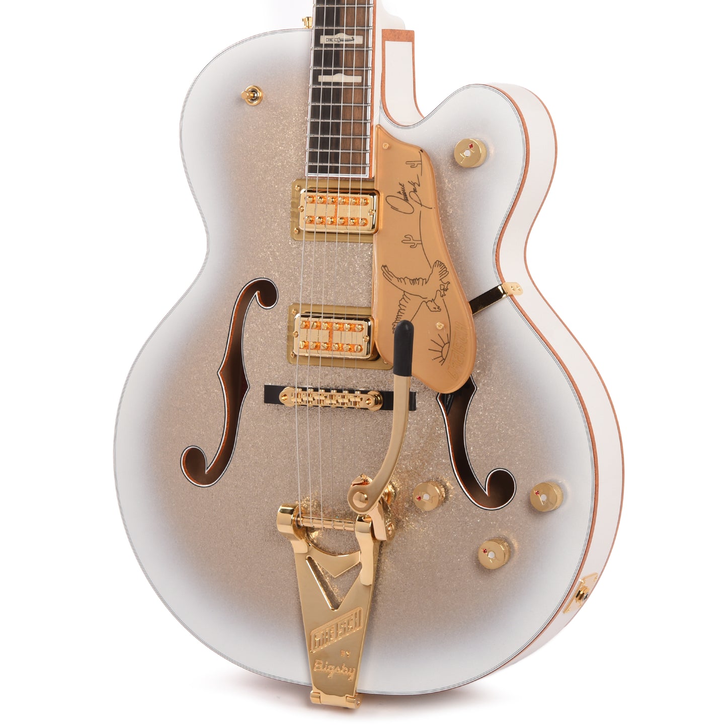 Gretsch G6136TG-OP Limited Edition Orville Peck Falcon with String-Thru Bigsby Oro Sparkle Electric Guitars / Semi-Hollow