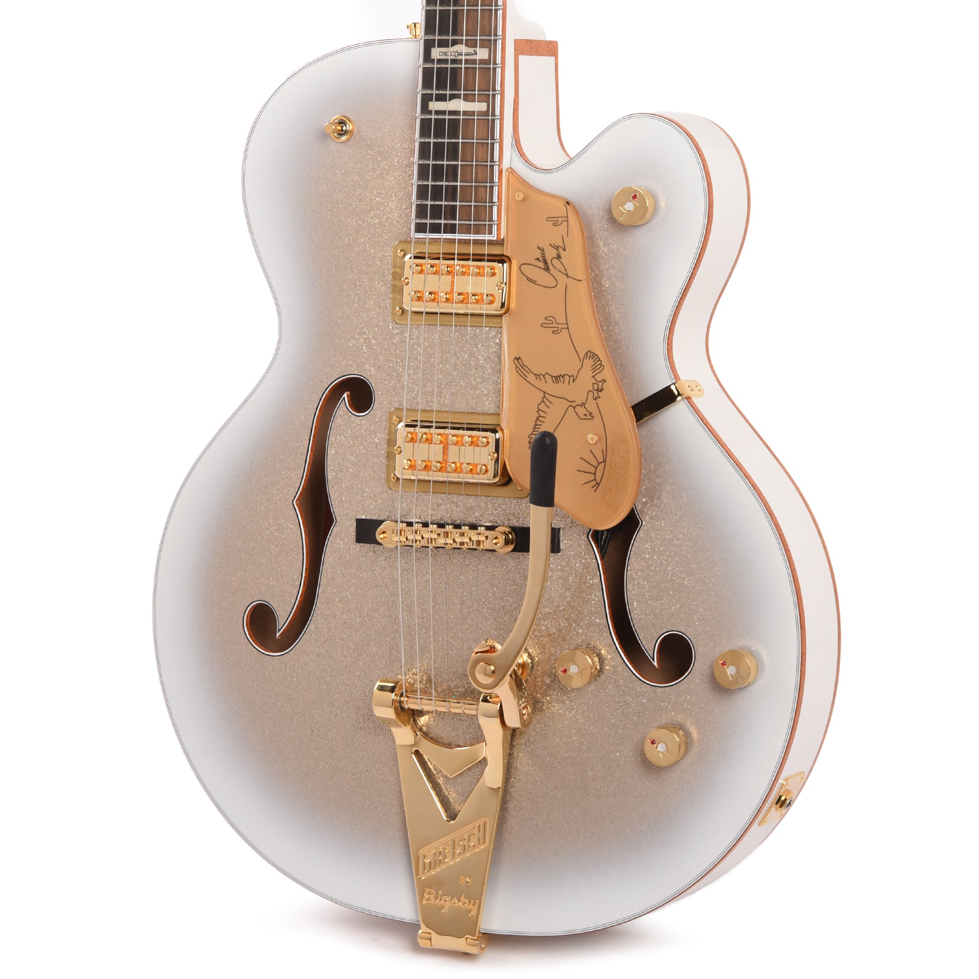 Gretsch G6136TG-OP Limited Edition Orville Peck Falcon with String-Thru Bigsby Oro Sparkle Electric Guitars / Semi-Hollow