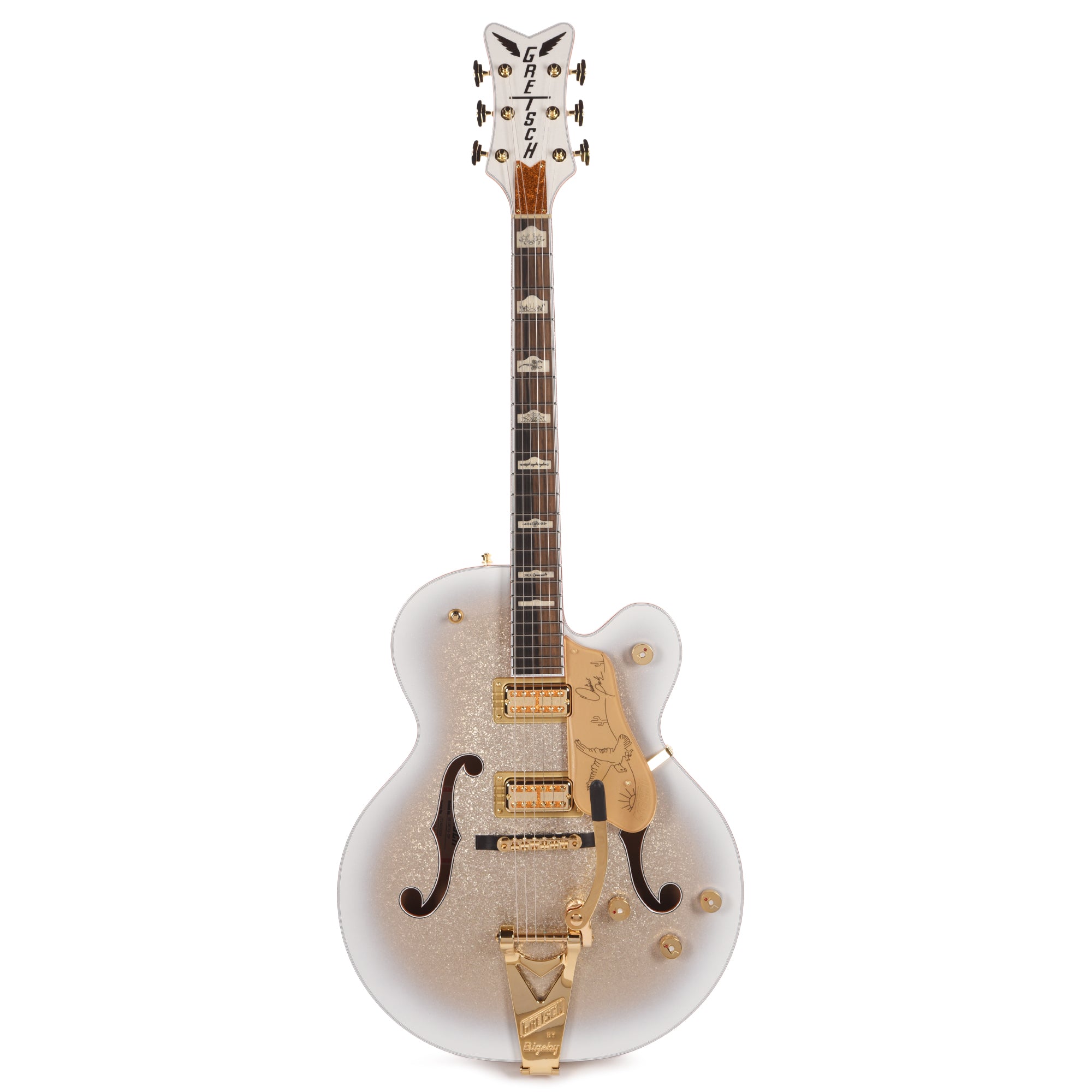 Gretsch G6136TG-OP Limited Edition Orville Peck Falcon with String-Thru Bigsby Oro Sparkle Electric Guitars / Semi-Hollow
