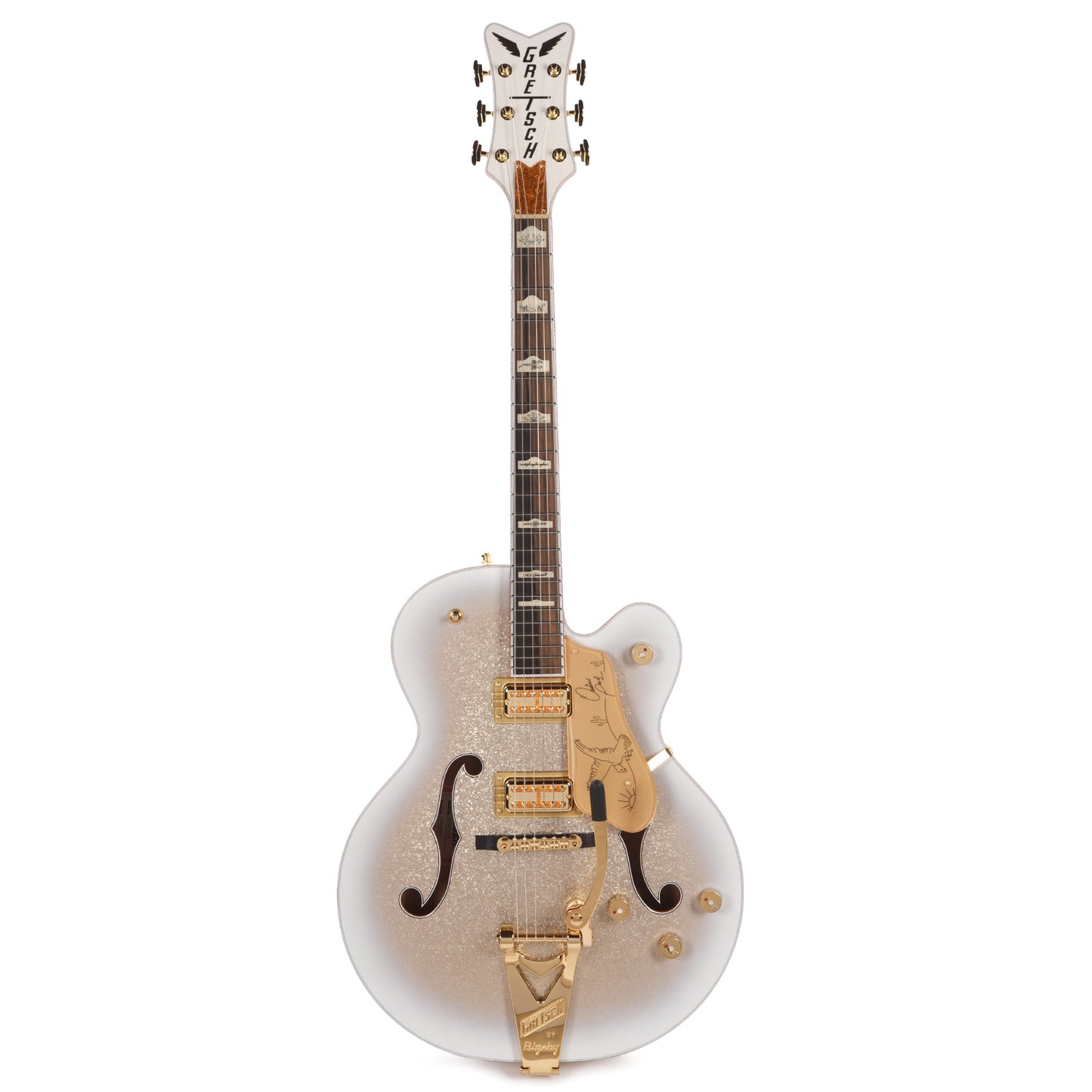 Gretsch G6136TG-OP Limited Edition Orville Peck Falcon with String-Thru Bigsby Oro Sparkle Electric Guitars / Semi-Hollow