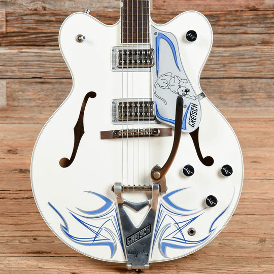 Gretsch G6137TCB White Panther White 2014 Electric Guitars / Semi-Hollow