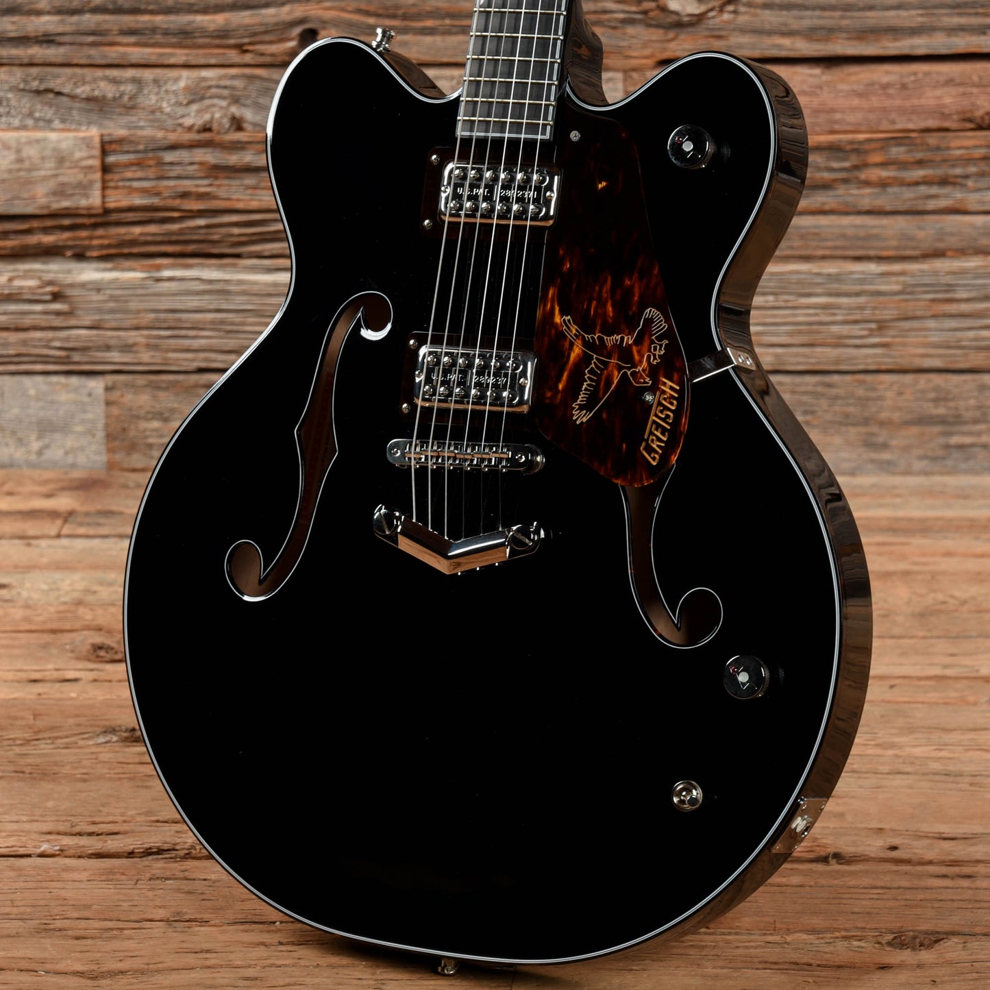 Gretsch G6636-RF Richard Fortus Signature Falcon Center Block Black Electric Guitars / Semi-Hollow
