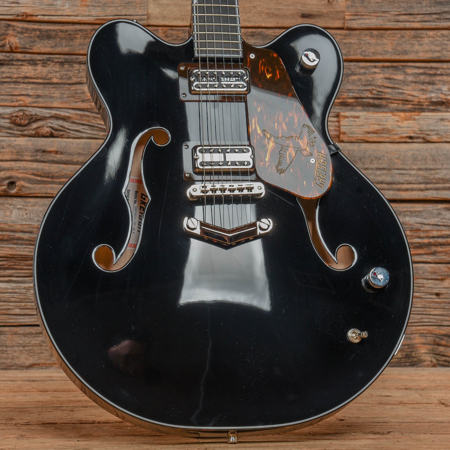 Gretsch G6636-RF Richard Fortus Signature Falcon Center Block Black Electric Guitars / Semi-Hollow
