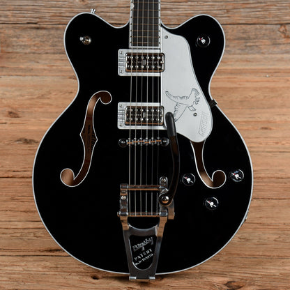 Gretsch G6636T Players Edition Silver Falcon Center Block Double-Cut Black w/String-Thru Bigsby Black 2021 Electric Guitars / Semi-Hollow