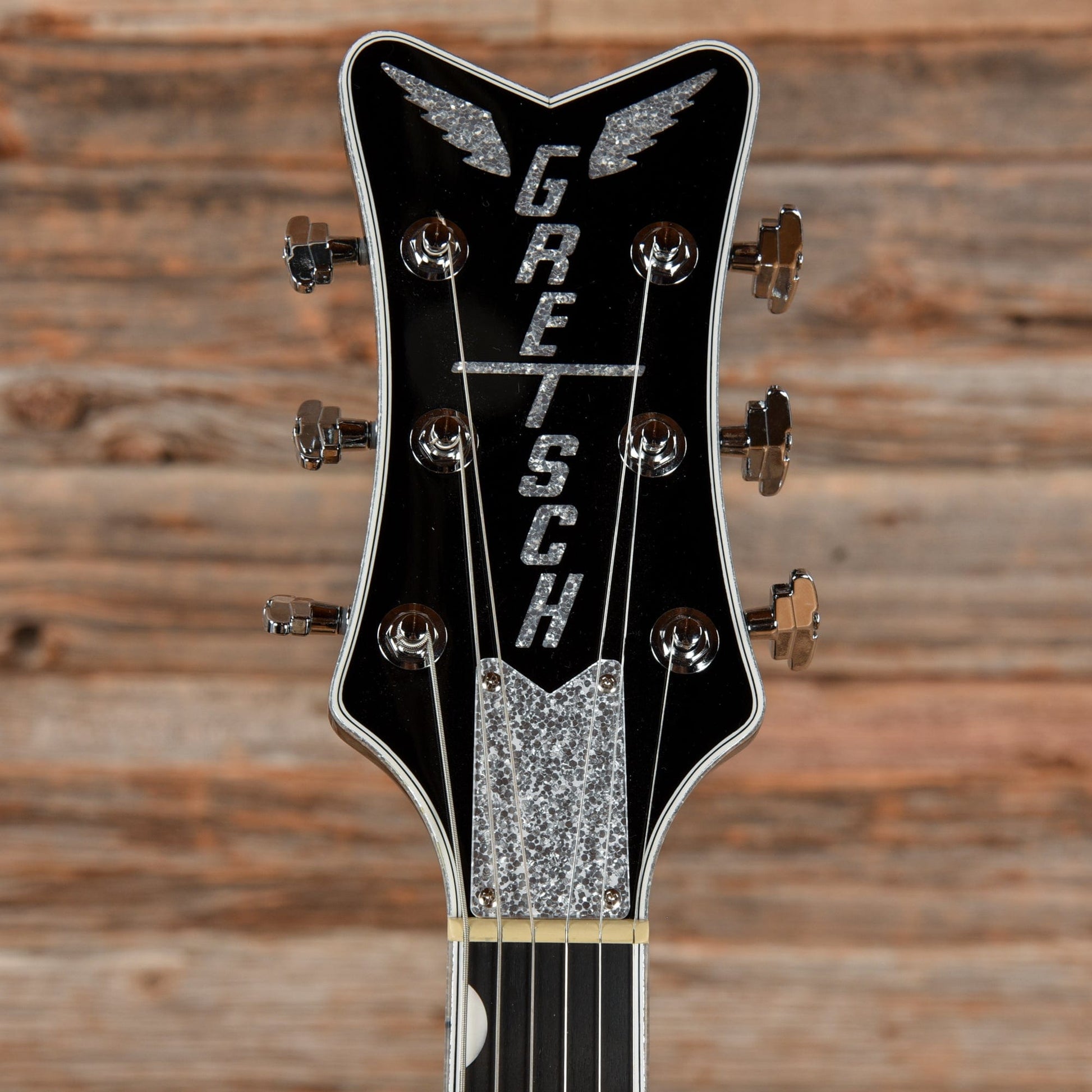 Gretsch G6636T Players Edition Silver Falcon Center Block Double-Cut Black w/String-Thru Bigsby Black 2021 Electric Guitars / Semi-Hollow