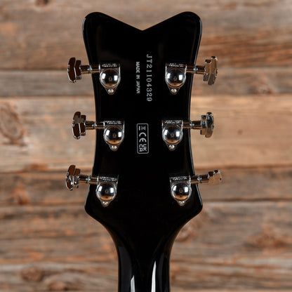 Gretsch G6636T Players Edition Silver Falcon Center Block Double-Cut Black w/String-Thru Bigsby Black 2021 Electric Guitars / Semi-Hollow