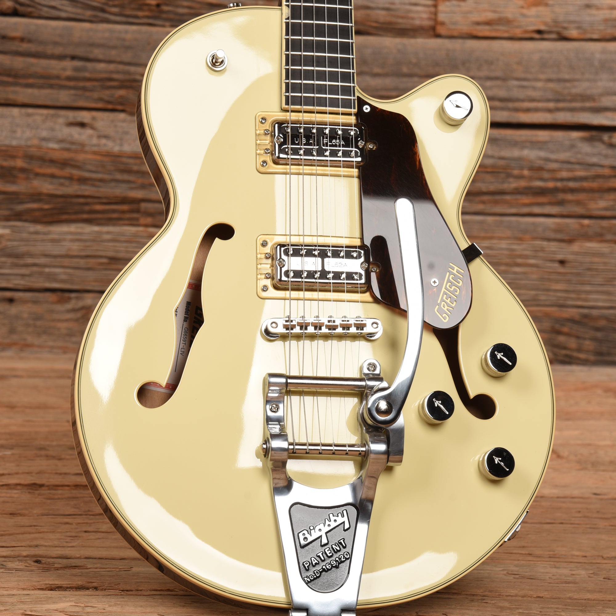 Gretsch G6659T Players Edition Broadkaster Jr Center Block Ivory 2020 Electric Guitars / Semi-Hollow