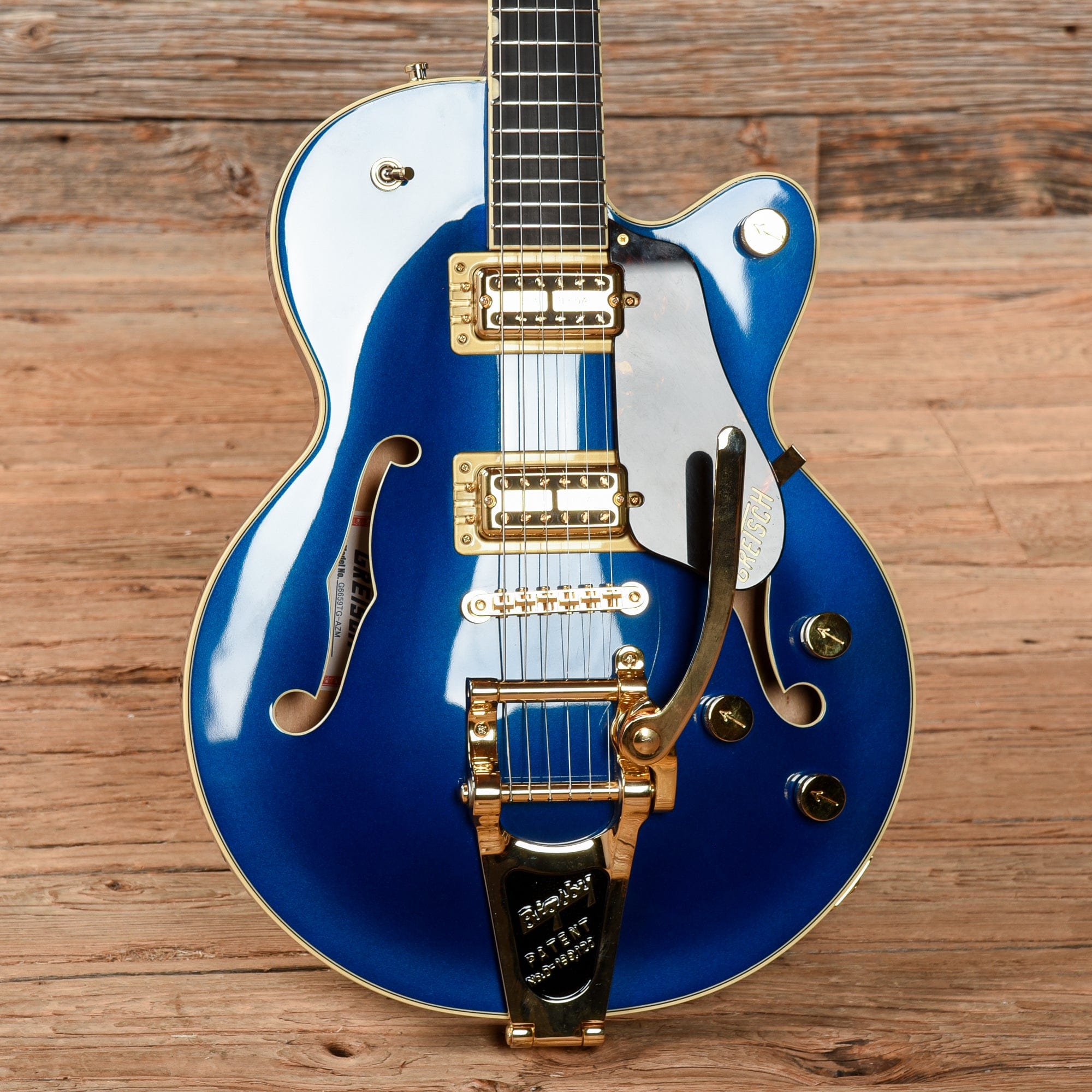 Gretsch G6659TG Players Edition Broadcaster Junior Azure Blue 2020 Electric Guitars / Semi-Hollow