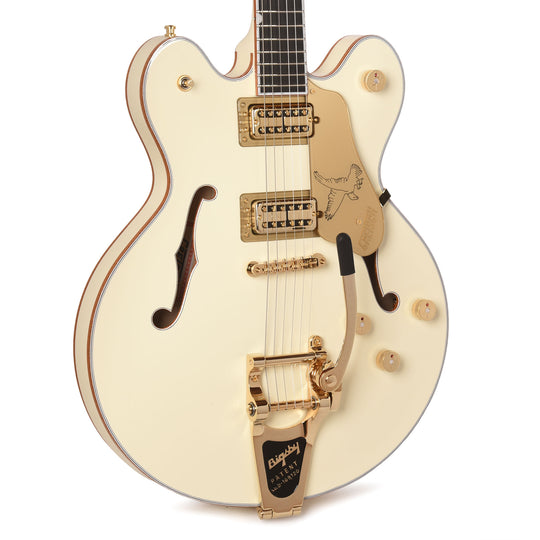 Gretsch Limited Edition Professional Falcon Center Block LTD Double-Cut Vintage White w/String-Thru Bigsby Electric Guitars / Semi-Hollow
