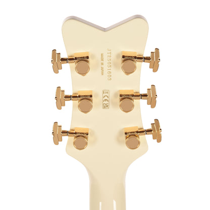 Gretsch Limited Edition Professional Falcon Center Block LTD Double-Cut Vintage White w/String-Thru Bigsby Electric Guitars / Semi-Hollow