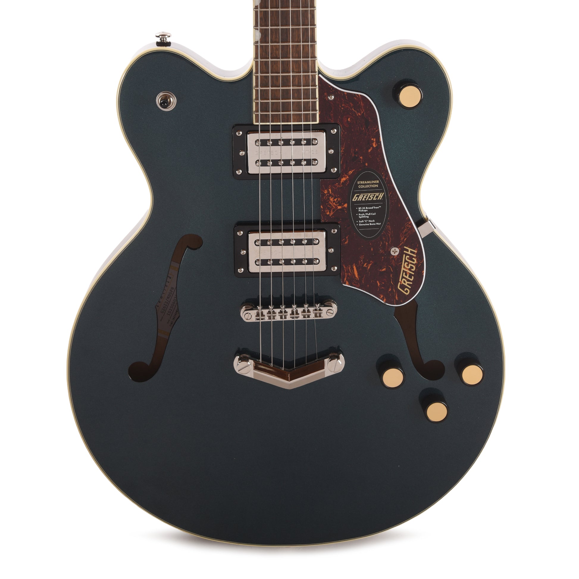 Gretsch Streamliner G2622 Center Block Double-Cut Midnight Sapphire w/V-Stoptail Electric Guitars / Semi-Hollow