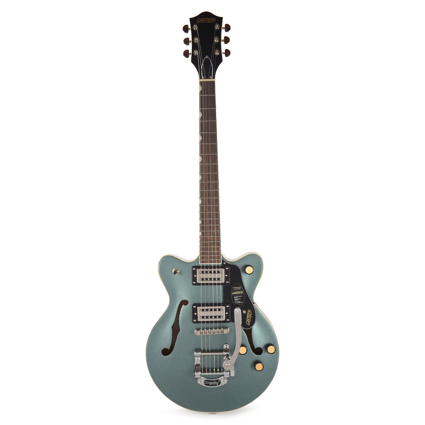 Gretsch Streamliner G2655T Center Block Jr. Double-Cut Gunmetal w/Bigsby Electric Guitars / Semi-Hollow