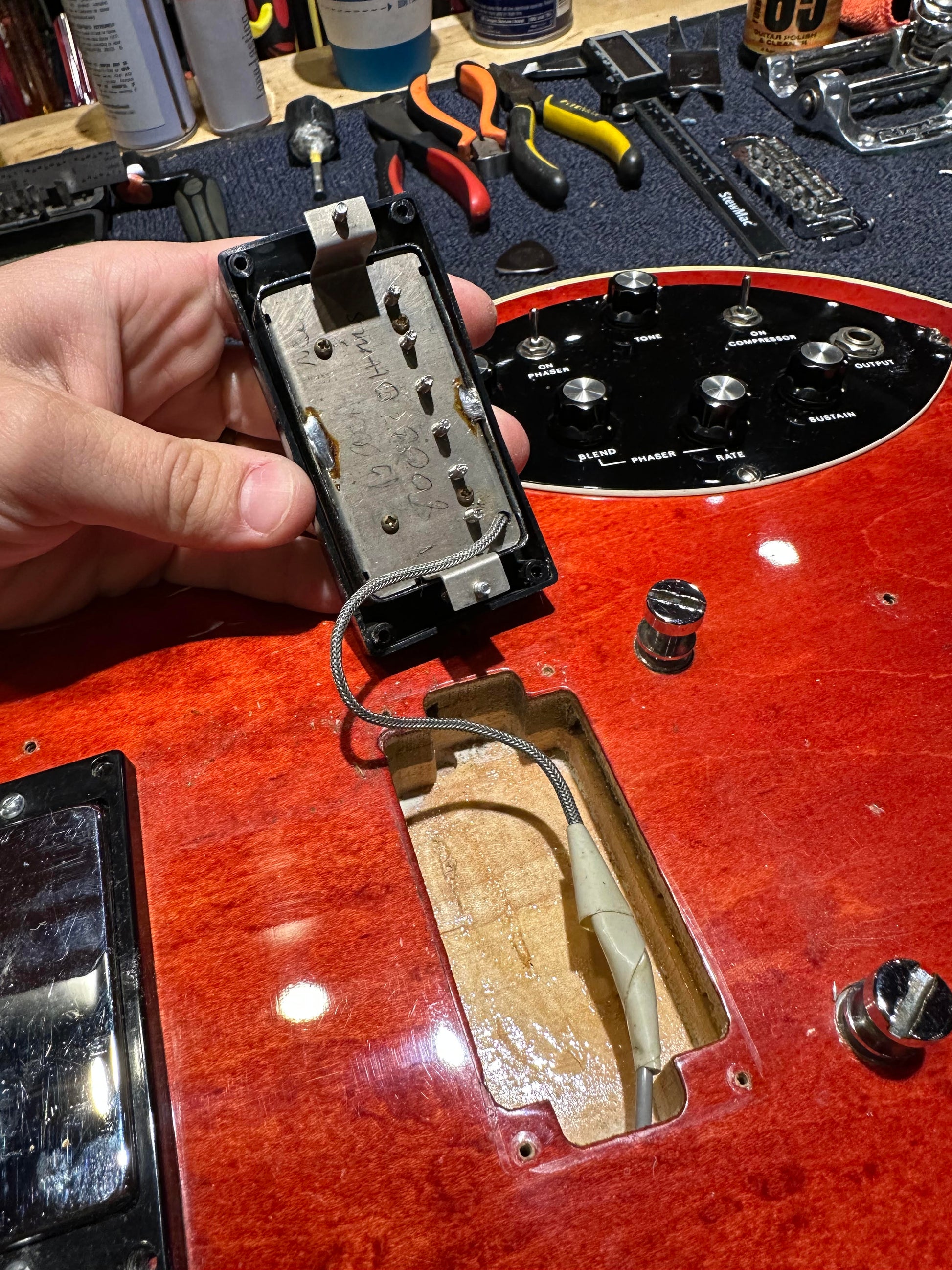 Gretsch Super Axe Orange 1977 Electric Guitars / Semi-Hollow