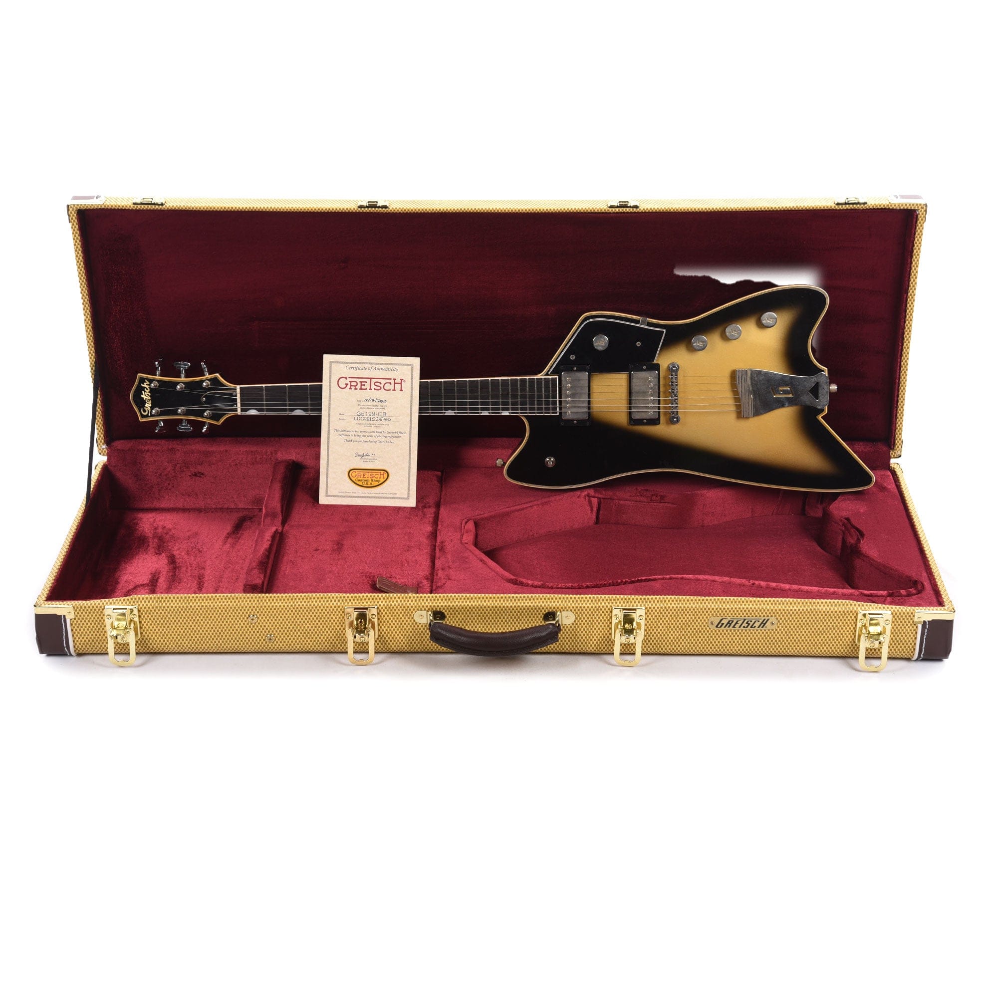 Gretsch Custom Shop Caddy Bo Aged Silverburst Relic w/ThroBak '70/Selects Master Built by Gonzalo Madrigal Electric Guitars / Solid Body