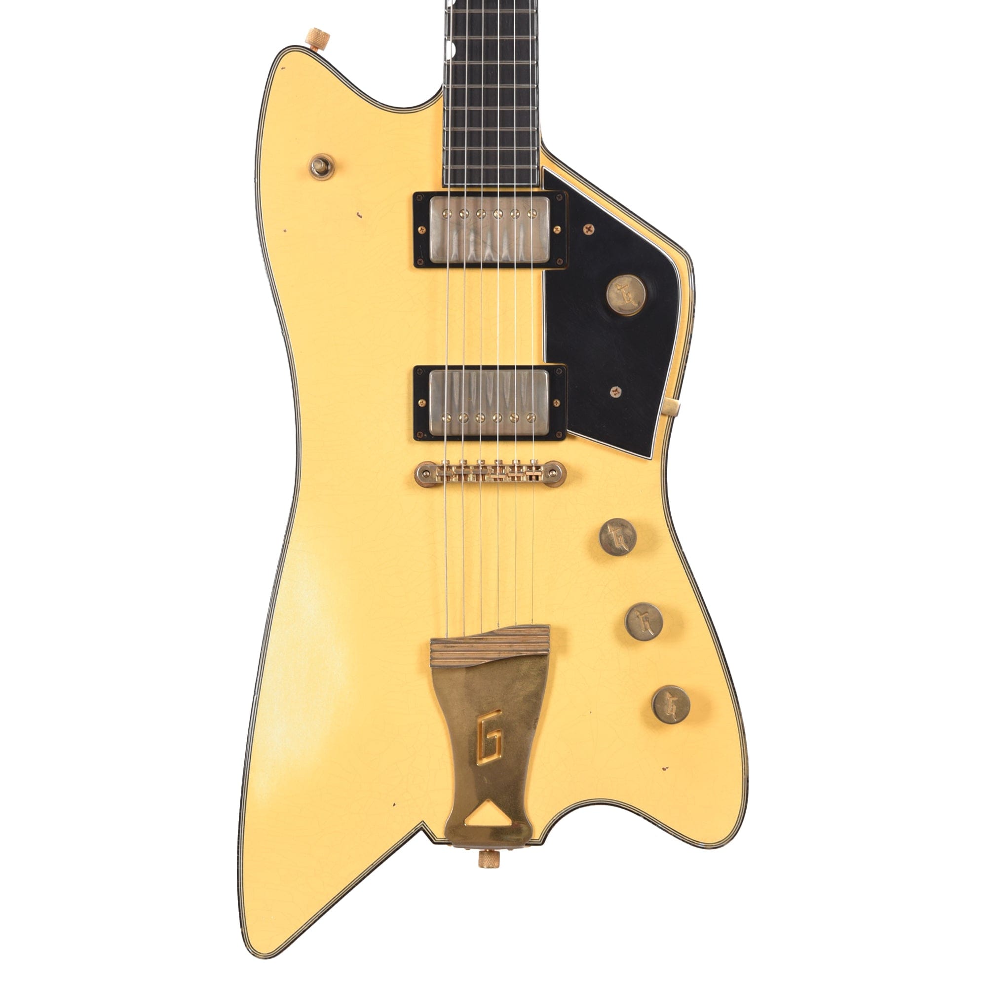 Gretsch Custom Shop Caddy Bo Aged White Relic w/Ebony Fingerboard & ThroBak '70/Select Pickups Master Built by Stephen Stern Electric Guitars / Solid Body