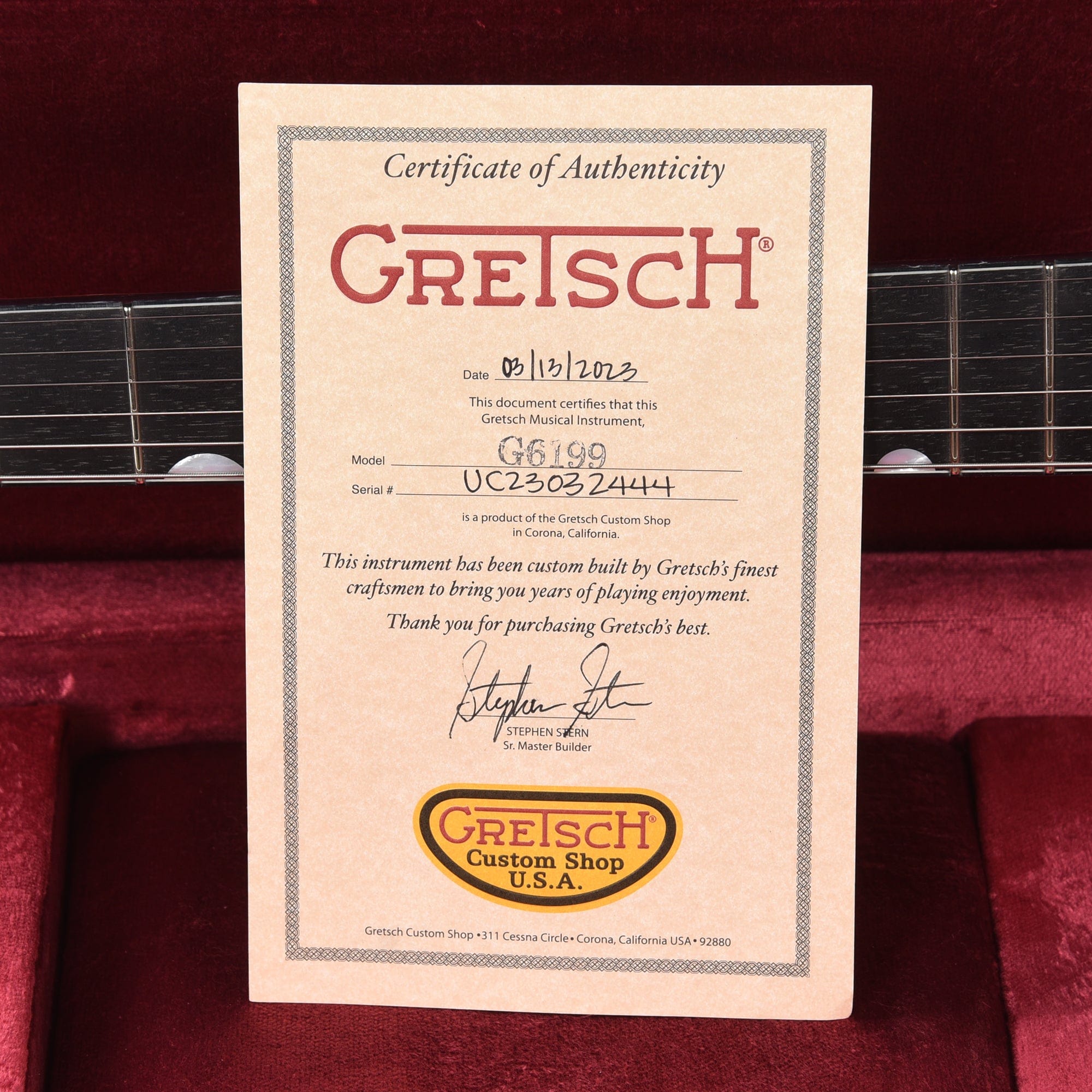 Gretsch Custom Shop Caddy Bo Aged White Relic w/Ebony Fingerboard & ThroBak '70/Select Pickups Master Built by Stephen Stern Electric Guitars / Solid Body