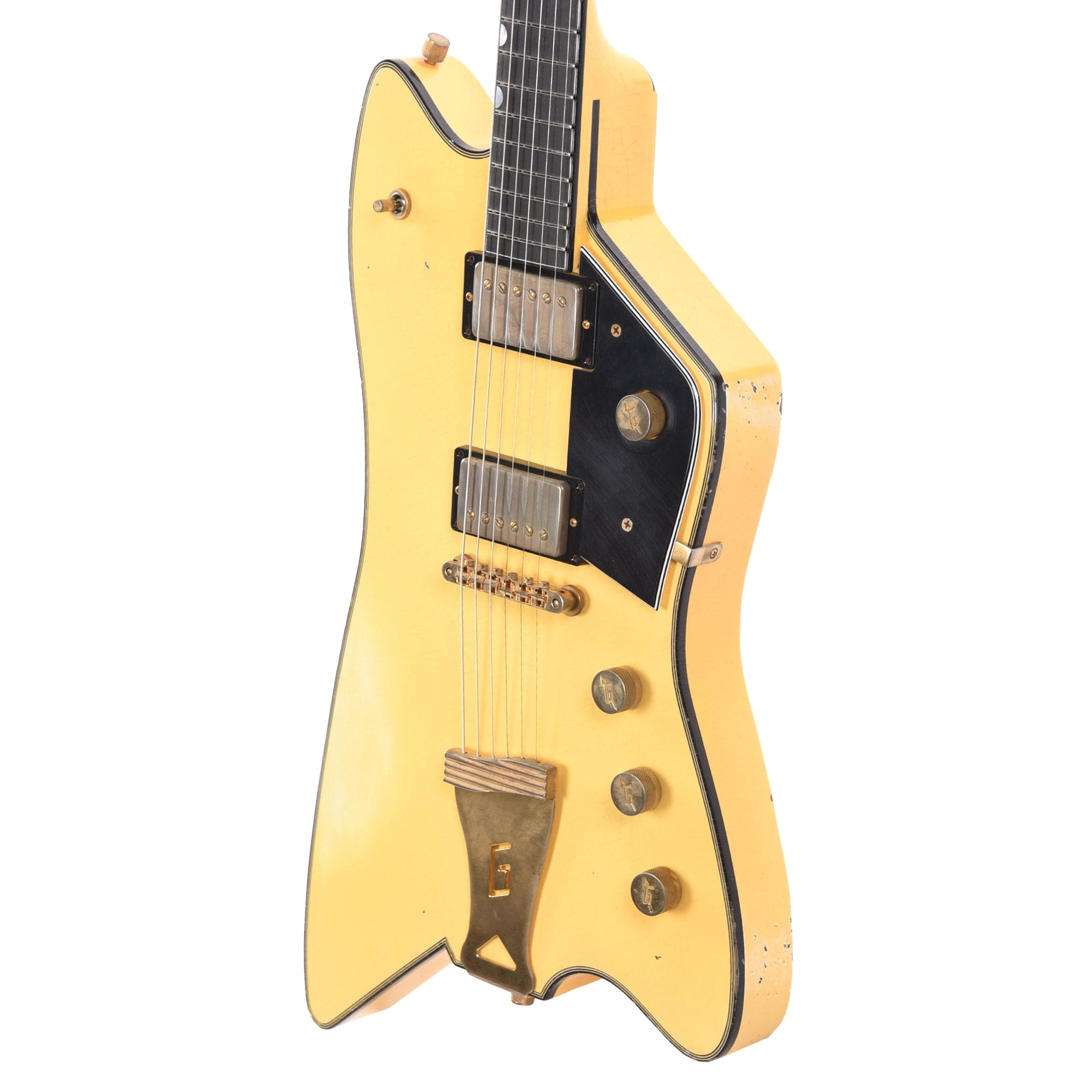 Gretsch Custom Shop Caddy Bo Aged White Relic w/Ebony Fingerboard & ThroBak '70/Select Pickups Master Built by Stephen Stern Electric Guitars / Solid Body